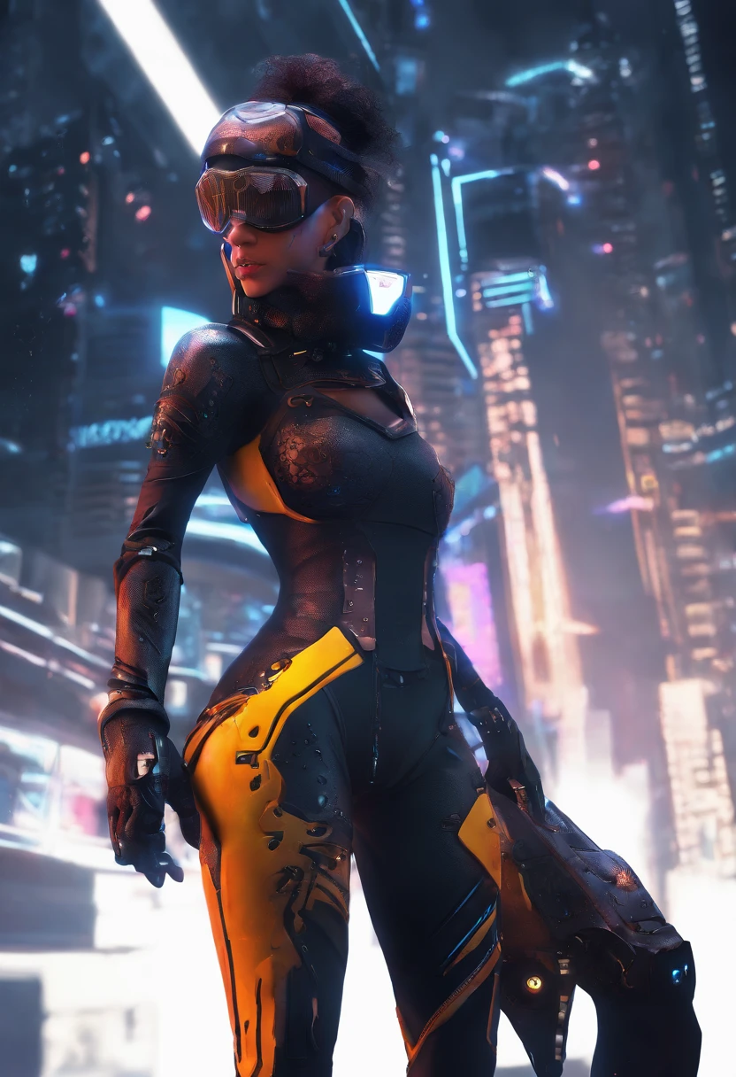 female character from a game, in the style of detailed fantasy art, dark black and bronze, contrasting lights and dark, surrealism, dark white and indigo, mysterious realism, Best quality, dynamic pose, extreme detailing, volumetric lights, luscious metallic textures, muscular, wearing a jockstrap, handsome face, steampunk helmet, steampunk clothing, 3d, cartoon, 3DMM