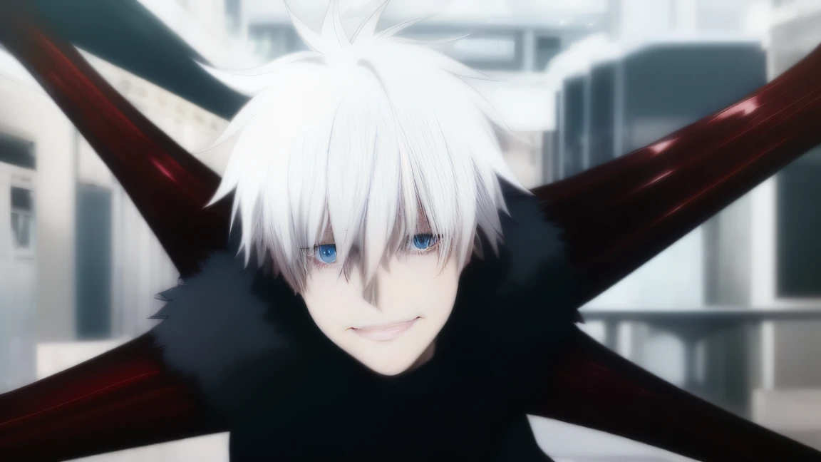 Anime character with white hair and blue eyes having big branches, kaneki ken, Ken Kaneki, white  hair, White-haired, white haired god, Tokyo Ghoul, nagito komaeda (Danganronpa), nagito komaeda, tall anime man with blue eyes, a silver haired mad, male anime characters, today's featured anime still