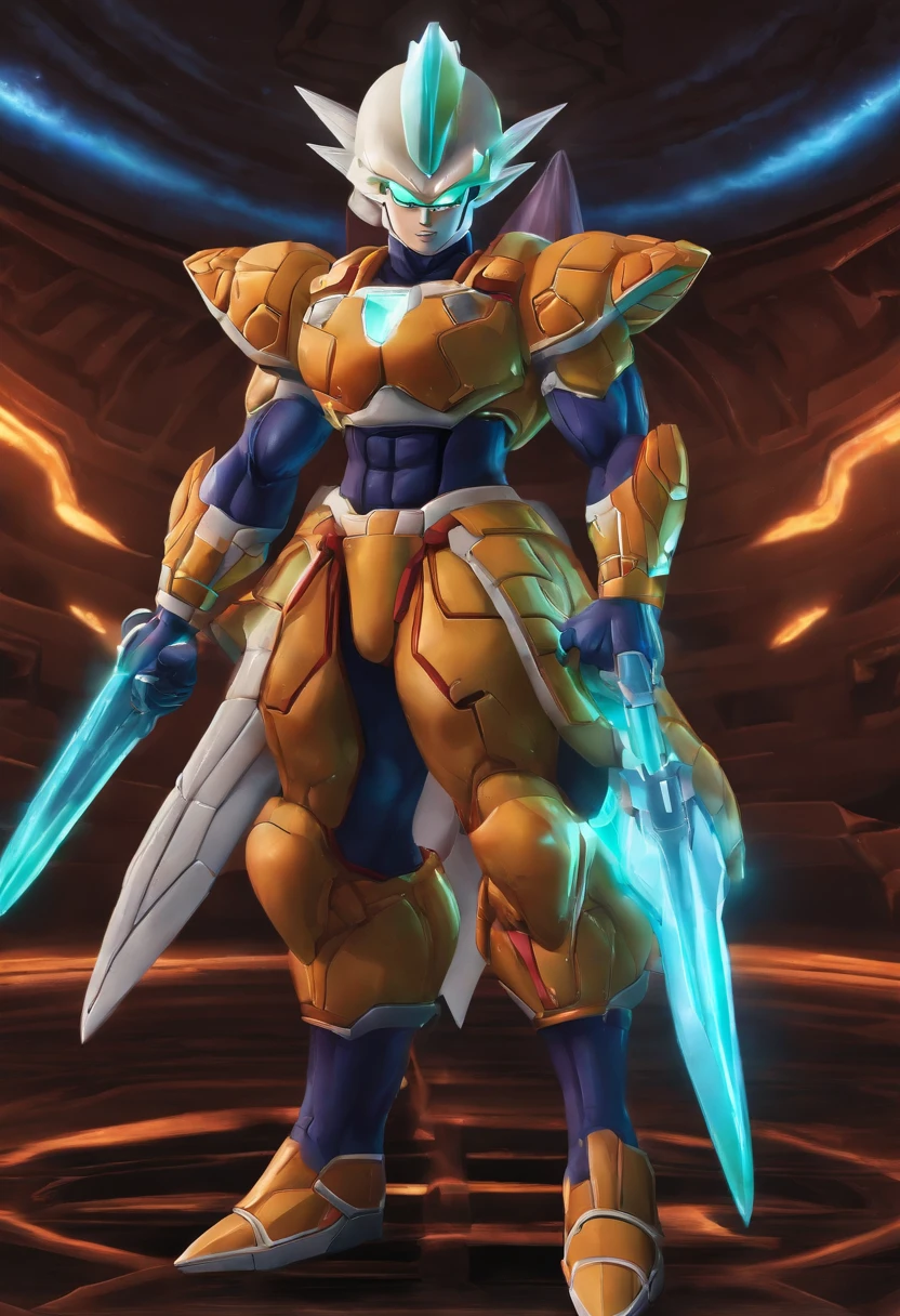 Estilo Dragon Ball, armadura metroid soldado de freeza.