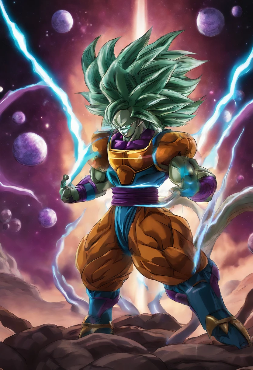 Estilo Dragon Ball, armadura metroid soldado de freeza.