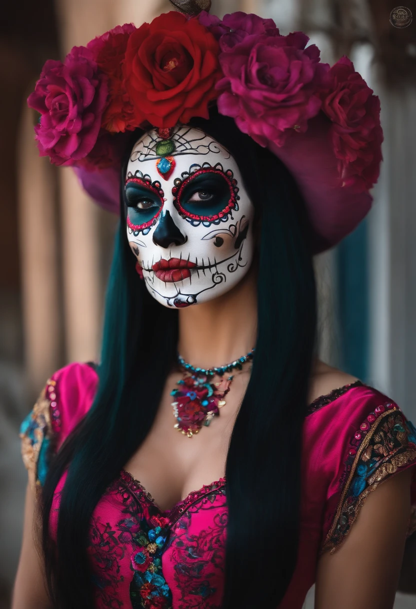 disfraz de catrina calavera sexy