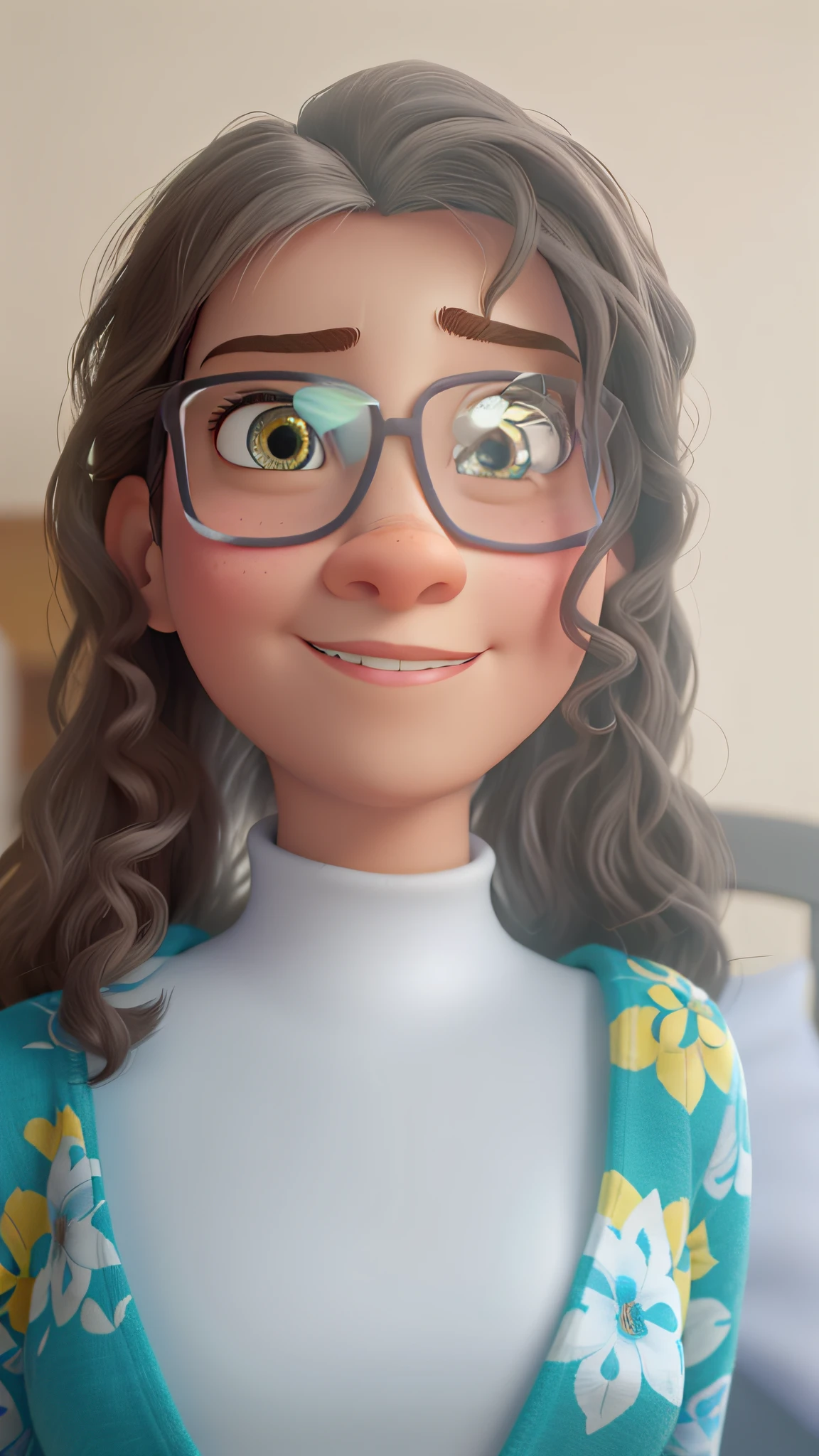 Uma mulher estilo Disney Pixar, alta qualidade, melhor qualidade
