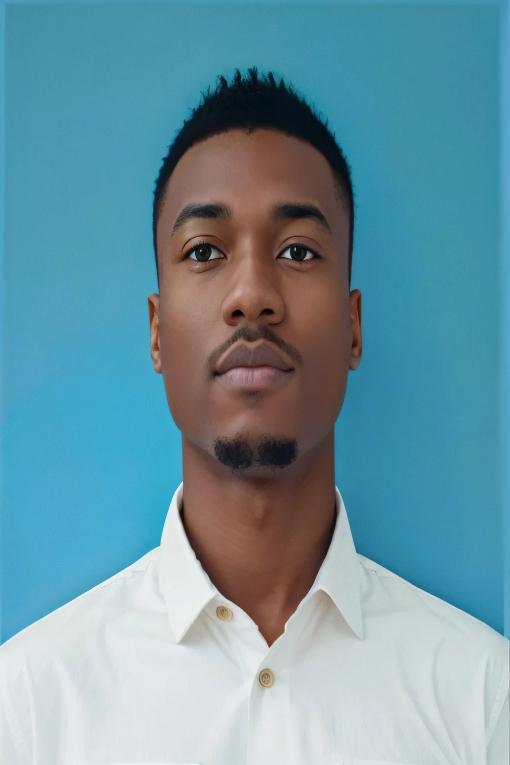 Homme en chemise blanche et cravate debout devant un mur bleu, David Uzochukwu, Godwin Akpan, Photo professionnelle, George Pemba, Emmanuel Shiru, album photo, mohamed chahin, Thomas Kinkaide, Areas of Adebanji, Édouard Buba, Riyahd Cassiem, Photo prise en 2 0 2 0