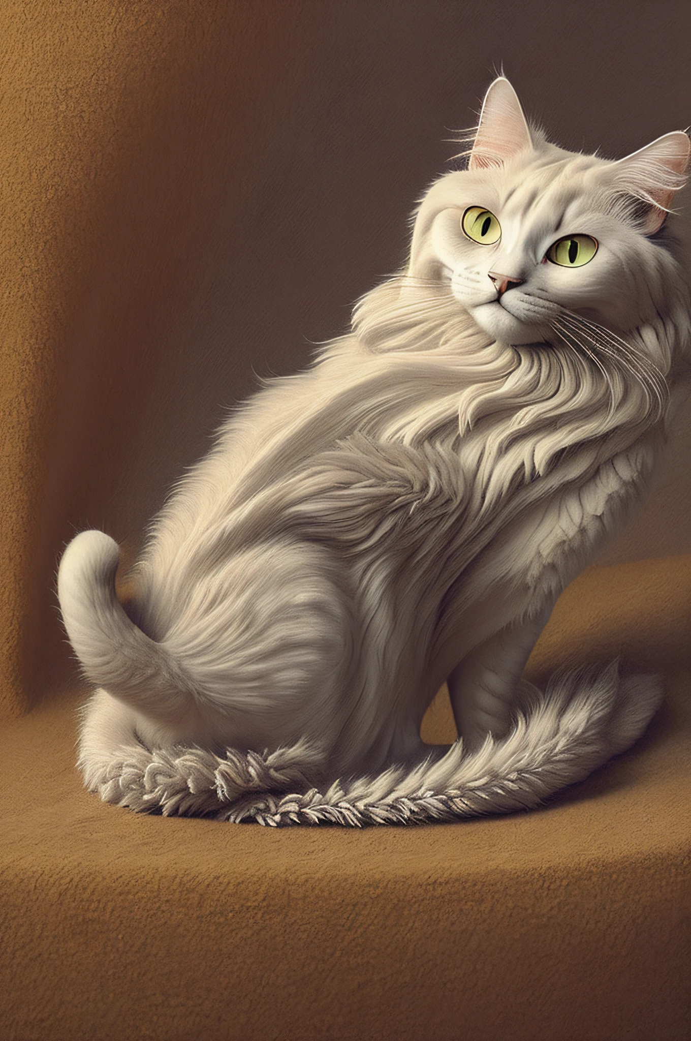 cat,style of Sandro Botticelli