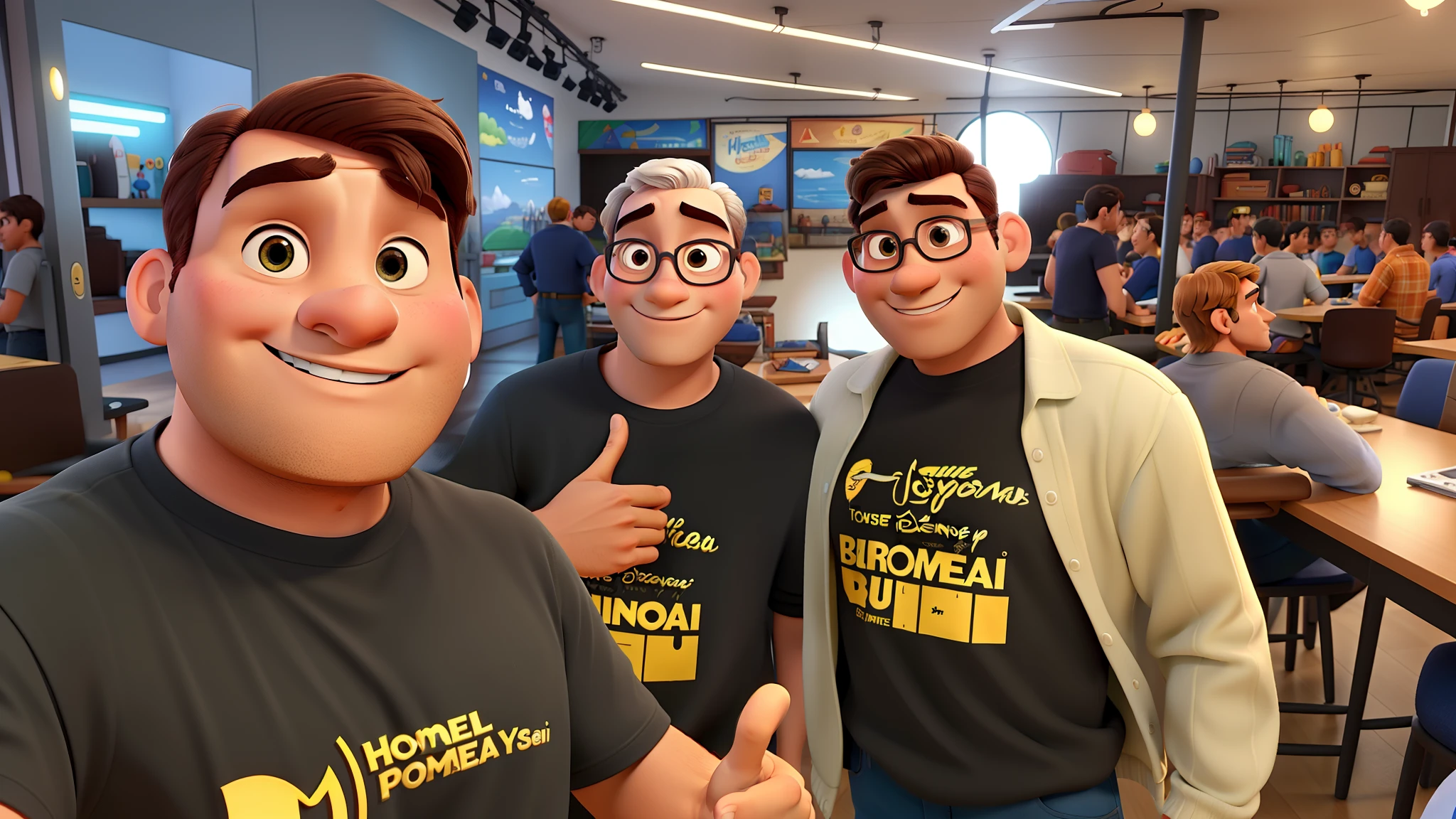 Um Homem estilo Disney Pixar, Alta Qualidade, Melhor Qualidade