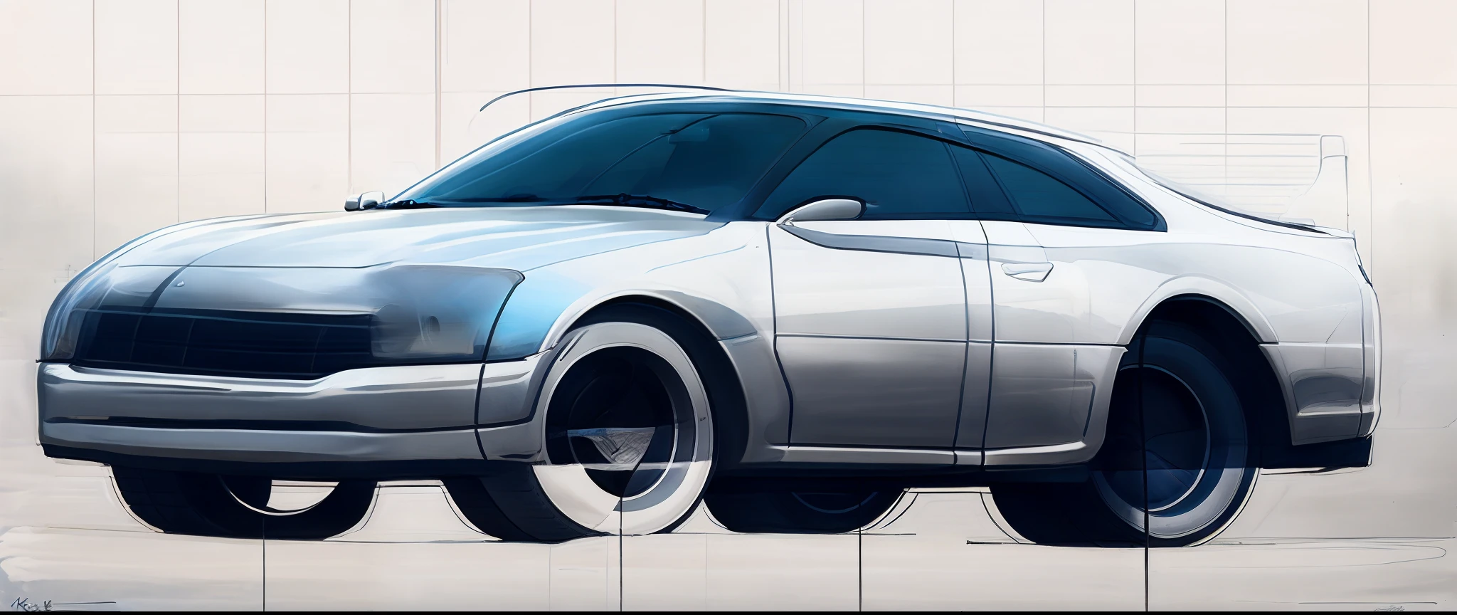 a drawing of a car with a large tire on a white sheet, car sketch, pen sketch, concept sketch, car concept art, car concept, post - apocalyptic car blueprint, concept art sketch, rough sketch, sketch illustration, pen on paper, line sketch, ink pen sketch, detailed but rough, car design, thin line work, fine art sketch, high quality sketch