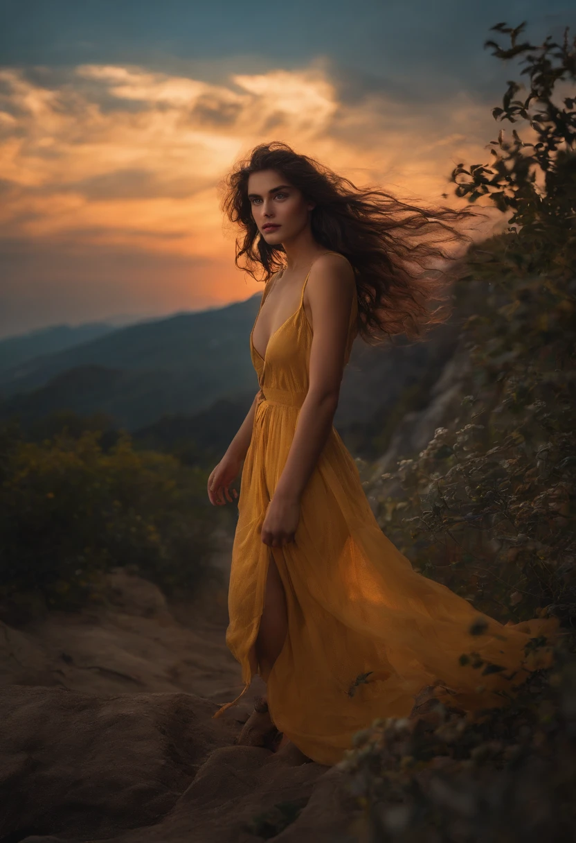 was raped，Disheveled clothes，The appearance is very high，A girl with a good figure