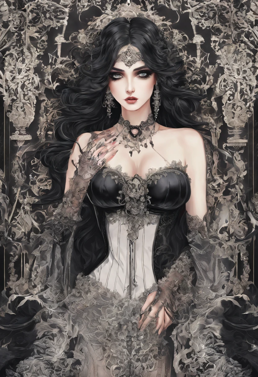 (Hyperrealistic), (8K), (Extremely detailed), (Best Illustration), (Beautiful detailed eyes), (Best quality), (Ultra-detailed), (Masterpiece), (the wallpaper), (Detailed face), (Disheveled clothes),A lewd look,Exposed breasts