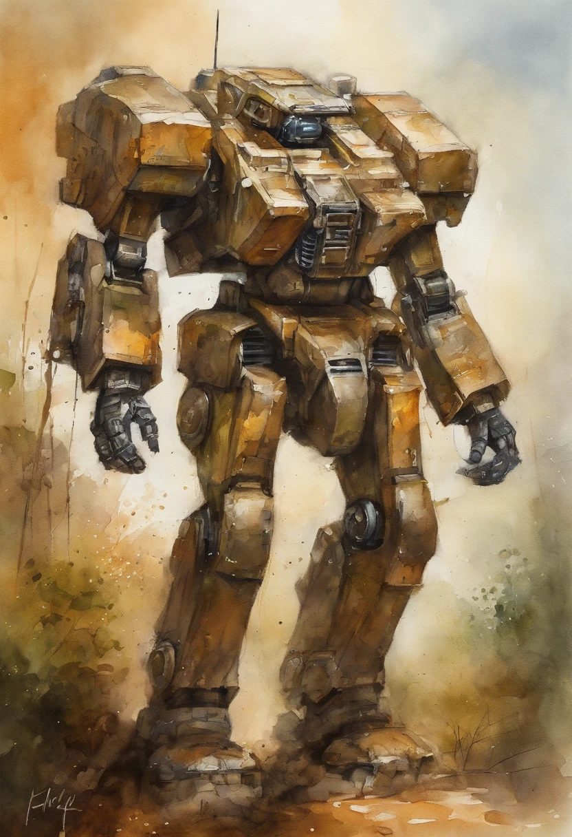 piloto de mecha, macho, pele bronzeada, Cansado, rule of thirds, fundo de alta qualidade, Ultra-detailed scenario, Ultra sharp focus, foto profissional perfeita, Fadigas, floresta, uniforme marrom