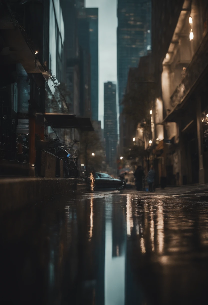 Create a futuristic city with modern and up-to-date traits, que seja bem realista.