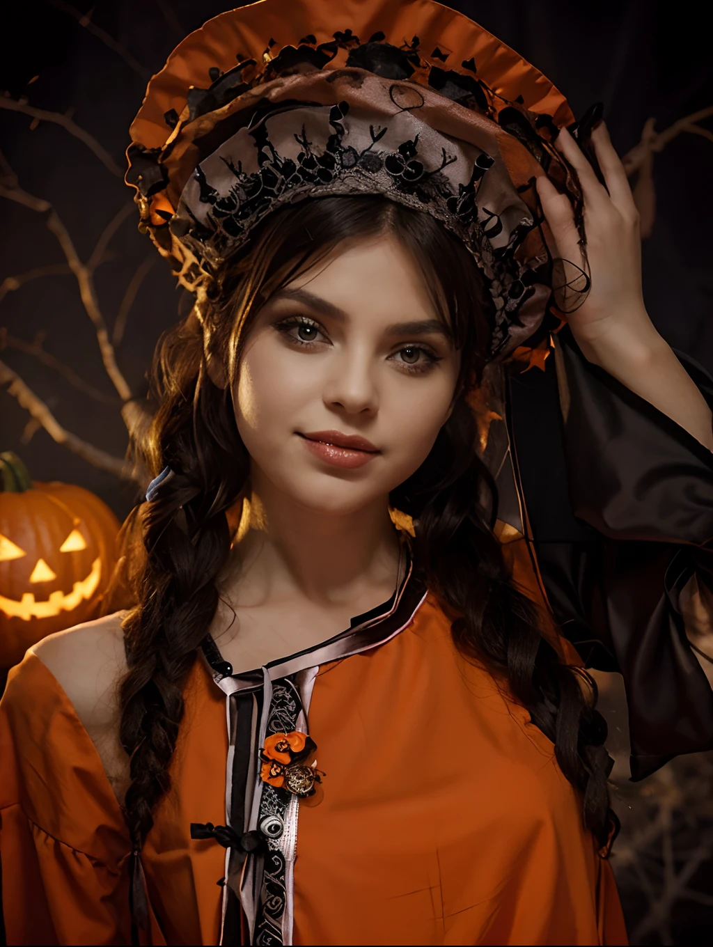 Changed to a Halloween theme,Dress up for Halloween and backgrounds
