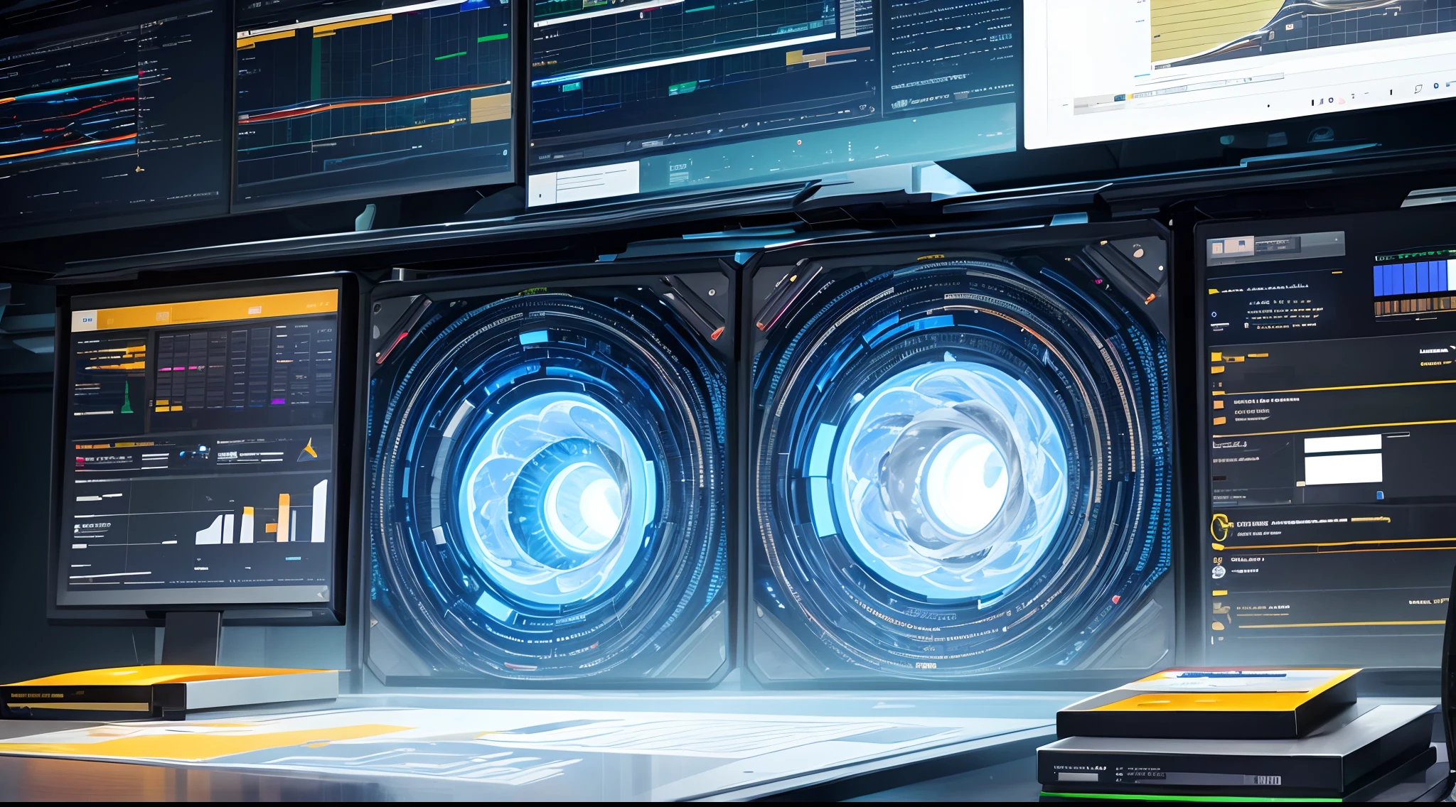 AIGC's data goldmine is a fusion of cutting-edge technologies and advanced analytics, combining machine learning, natural language processing, and big data analytics to extract the maximum value from the available data. 8k,high definition resolution