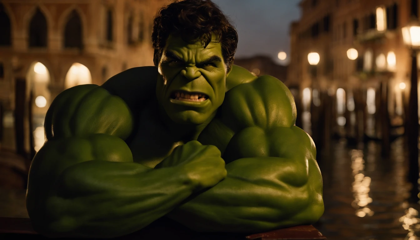 Crie uma imagem do shrek magro bem magro