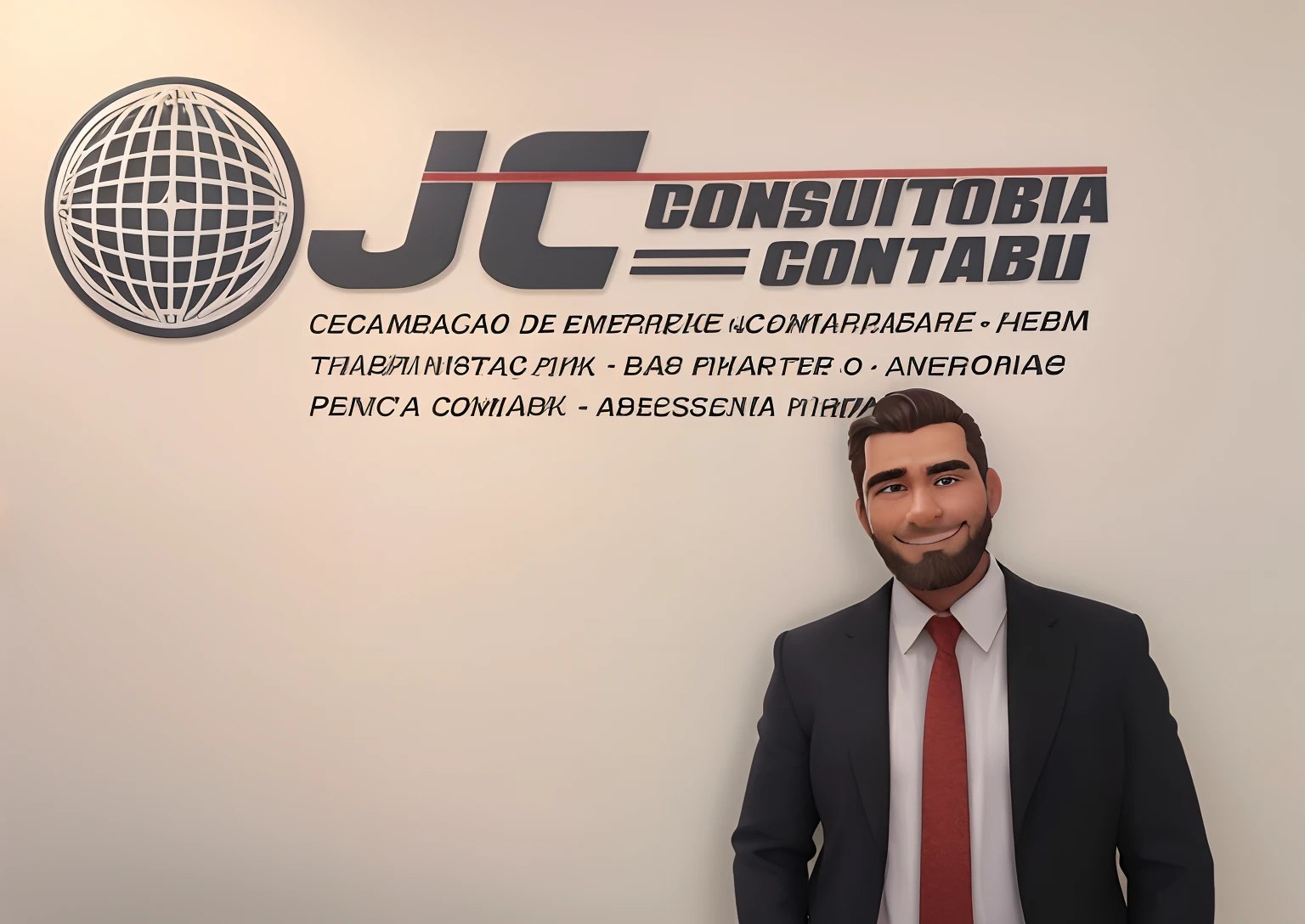 homem, moreno , cabelos pretos, barba desenhada, sorrindo conforme a foto, alta qualidade,melhor qualidade de imagem