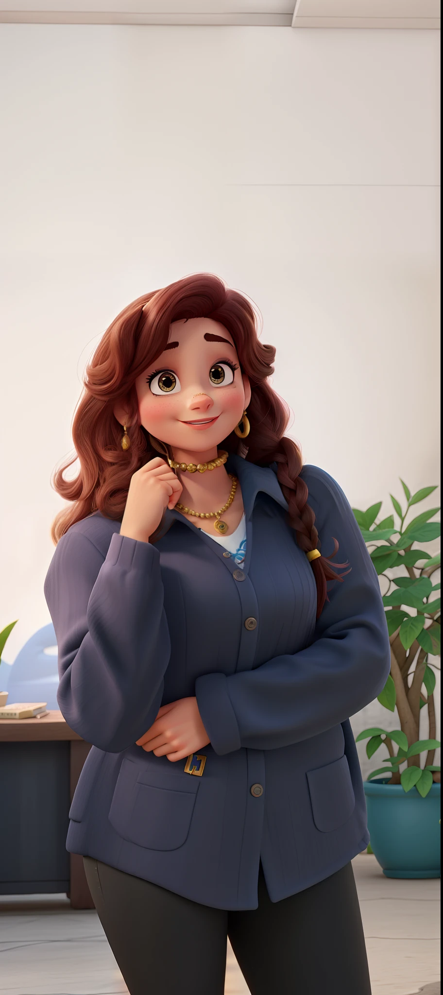 uma mulher disney de alta qualidade