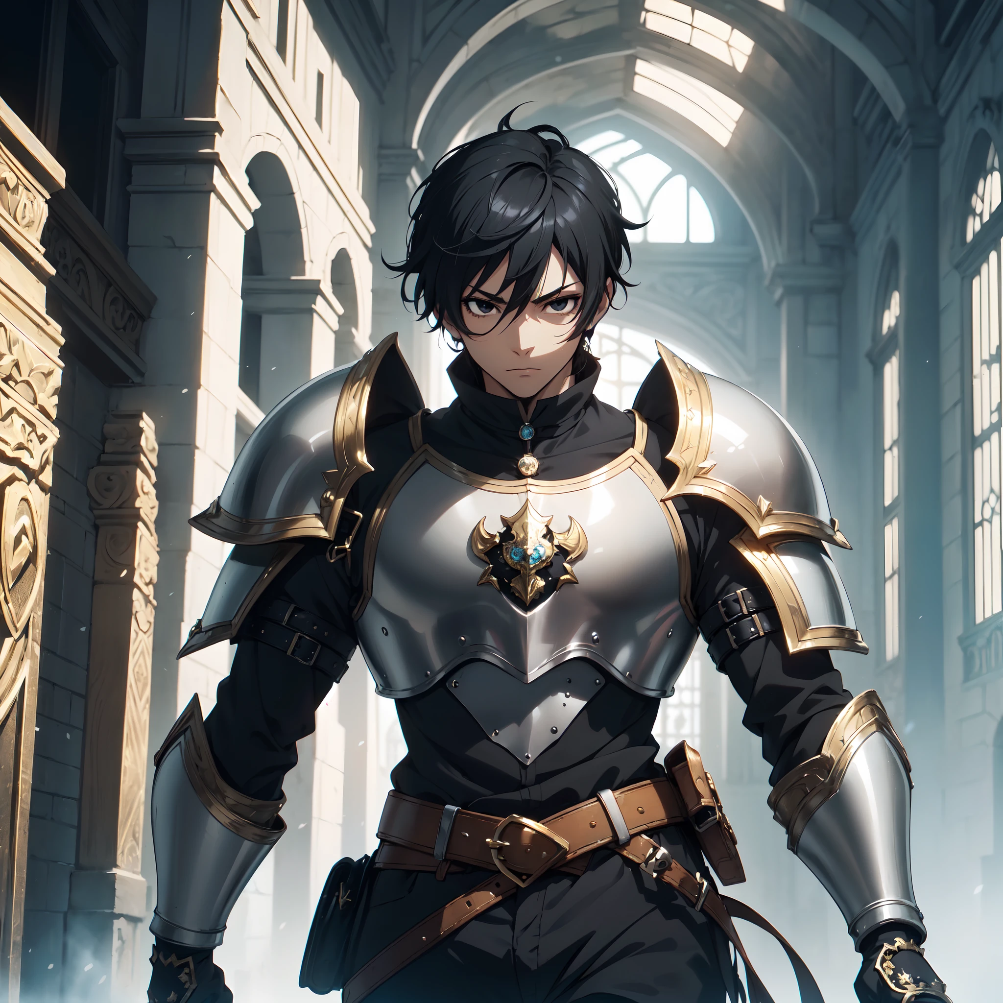128K Ultra High Definition,
128K Ultra High Quality,
128K Ultra High Resolution,
Best Definition,
Best Quality,
Best Resolution,
Perfectly Detailed,
Perfectly Designed,
Extremely Detailed,
Extremely Designed,
Hyper Detailed,
Hyper Definition,
Hyper Quality,
Hyper Resolution,
Masterpiece,
(((Anime))),
Body Shot,
(((Boy))),
Handsome,
Muscular Body,
(((Black Short Hair))),
(((Black Eyes))),
(((Hyper Detailed & Perfectly Designed With Ultra High Quality Topaz Warlord Armor))),
(((Inside Of Medieval Royal Palace Background Scenery))),
