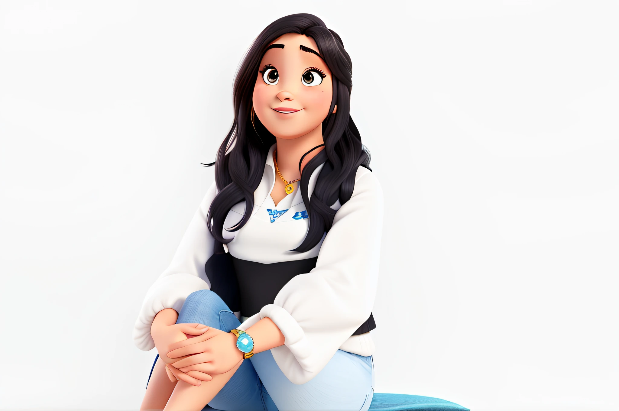 uma mulher estilo disney pixar , alta qualidade , melhor qualidade