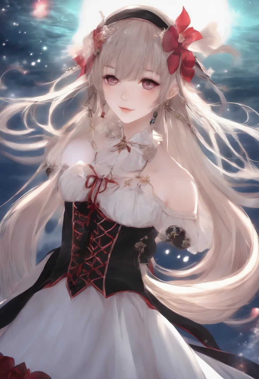 (best quality), fantasia sombria, espada grande, magical girl, lo gothic, twin tails, Realistic, ultra detalhado, High definition, anime,