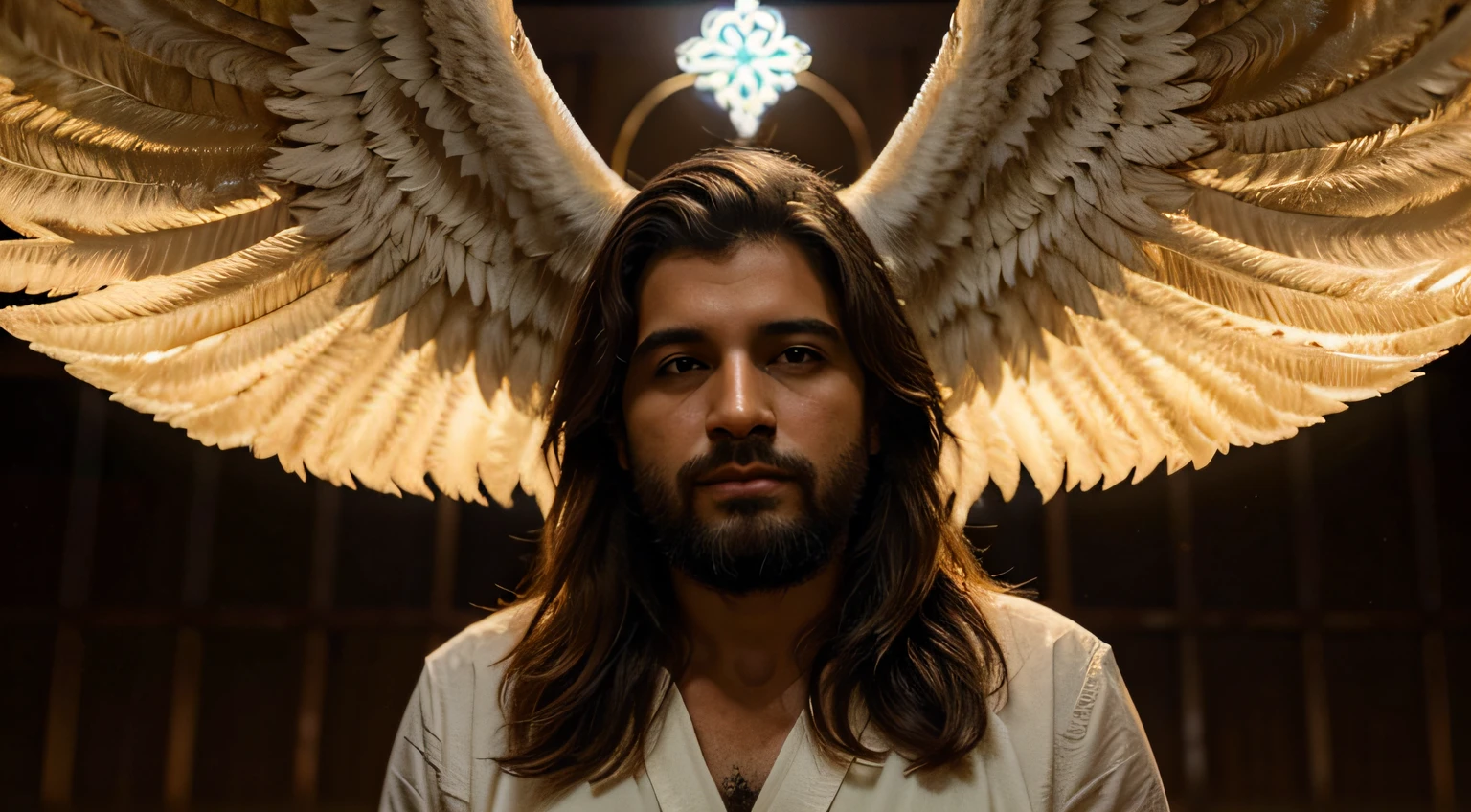 JESUS AND ANGELS OF OLYMPUS