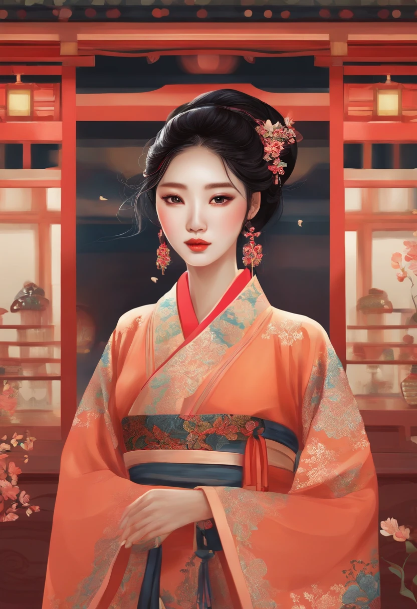 Illustration of Korean clothes