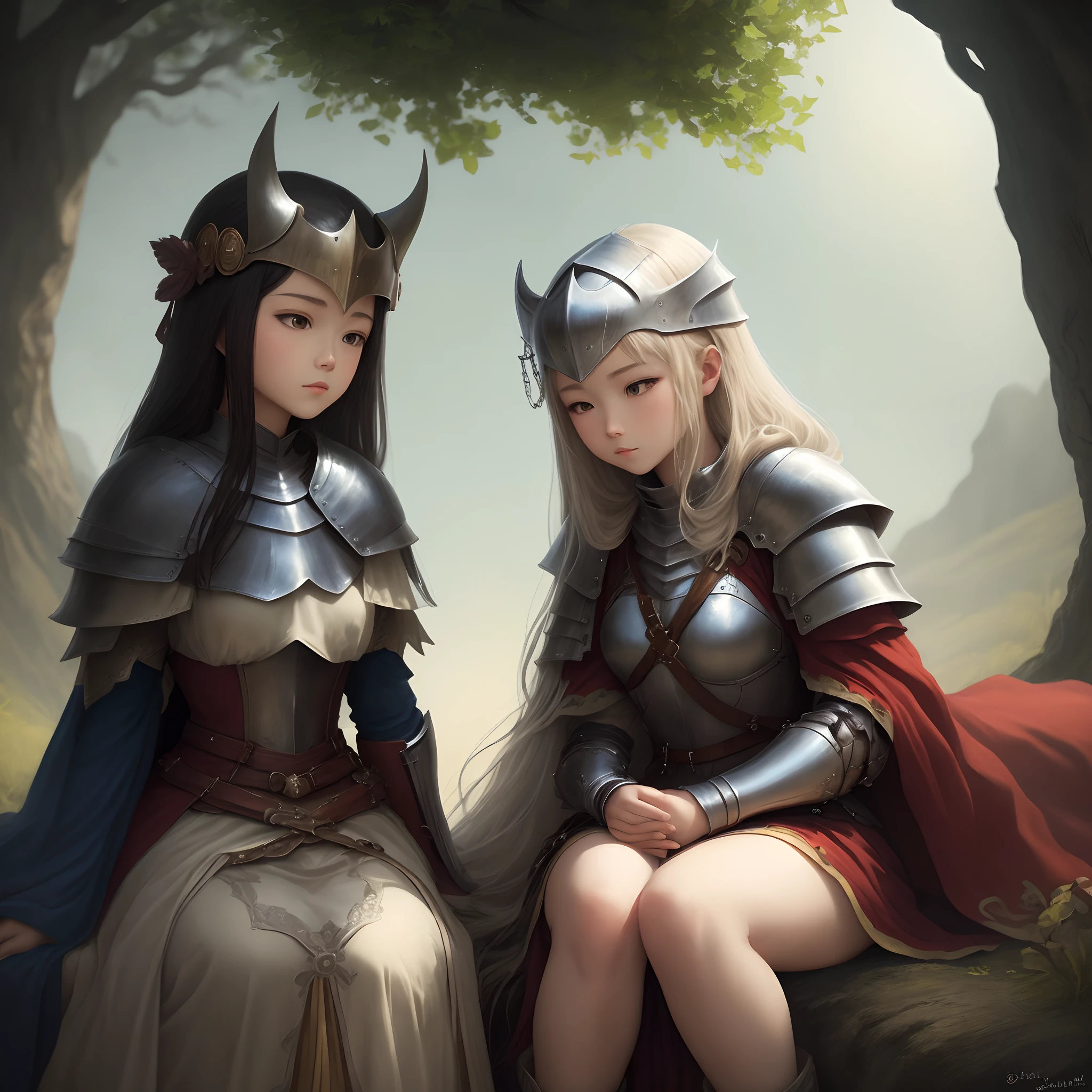 [monochrome:muted color:0.6] theme, (masterpiece), (best quality), (detailed), light layer, lustrous skin, (intricate detailed , taut clothes, , demon wings,hair ornament :1.2), from above, black hair, black choker, long hair, hime cut, blunt bangs, sidelocks, red eyes, holding quarterstaff,holding scythe,holding sword, (mature female:1.1), [uncensored, NSFW,, (lactation), side-ponytails BREAK (simple background:1.1),