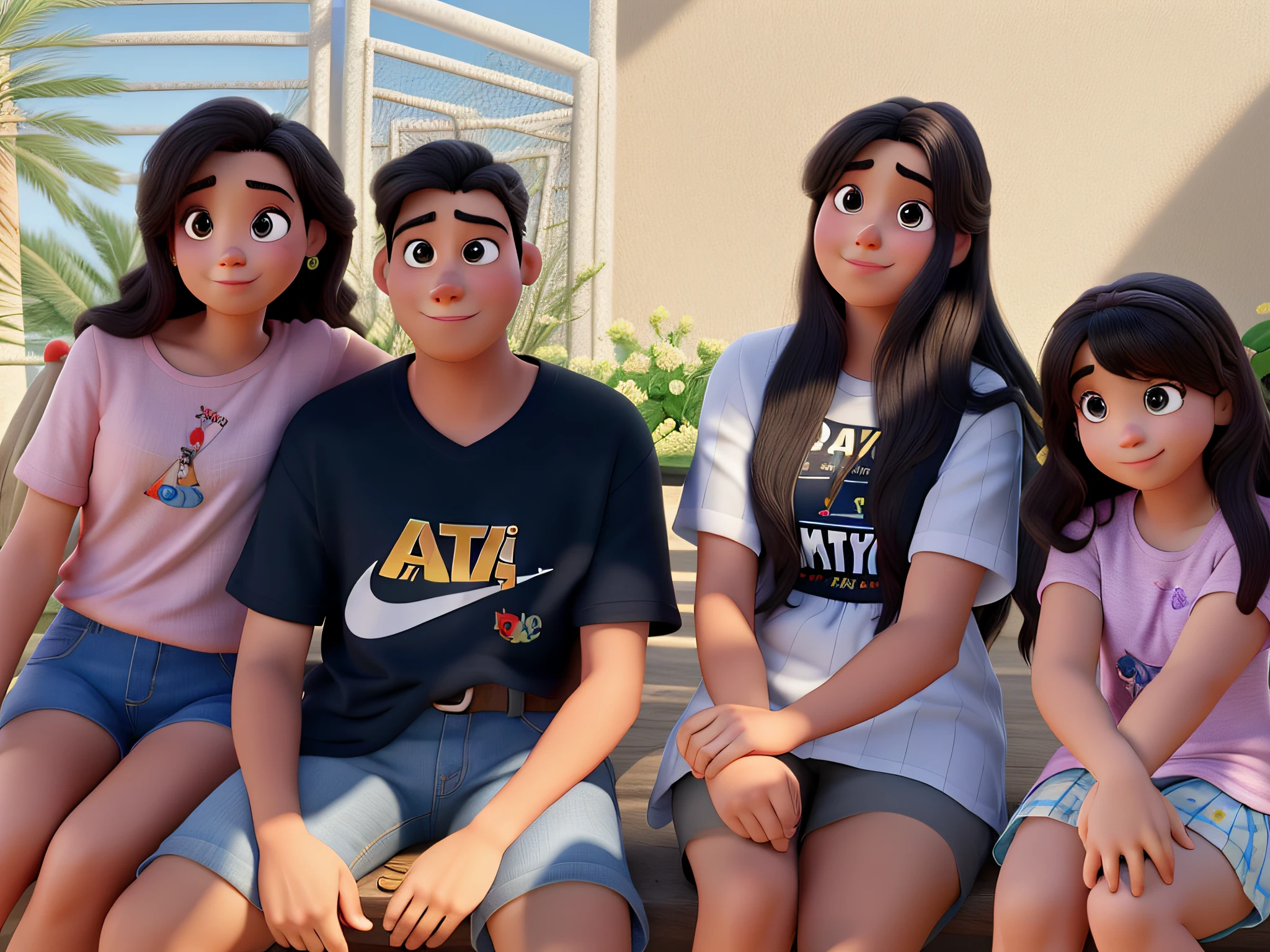 A Pixar-Style Family, alta qualidade, melhor qualidade