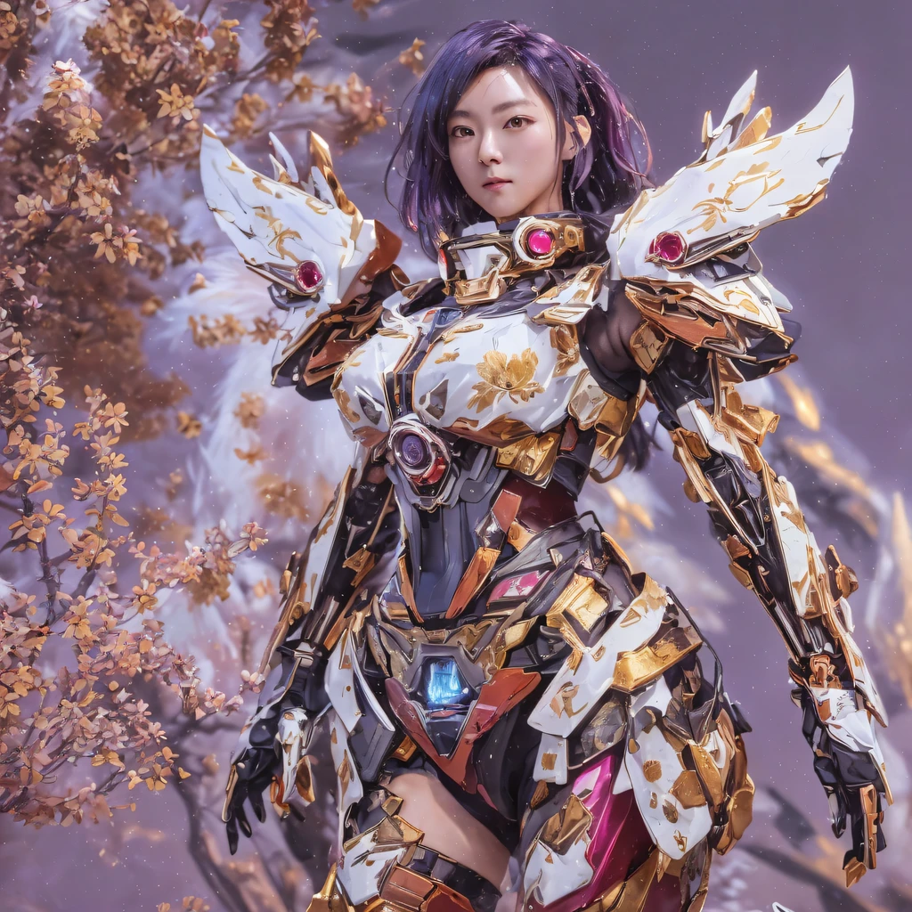 Light orange wind((Red and white mech girl))National wind circle,Flying nine-tailed fat skull flame ethereal toad star,Golden-black damask white rabbit fur bra,Fuchsia pink diamonds, Tulle burgundy diamond shin guard,CG ,Light orange full set of thick mechs,Giant,, Realistic secret girl rendering, detailed face of a asian girl, Reality in the secret world, Smooth CG art, Realistic. Cheng Yi, Realistic secret style, A lovely secret rendering, 8K portrait rendering, Render character art 8 K, Kawaii realistic portrait,Golden-black damask white rabbit fur bra,Fuchsia pink diamonds, Tulle burgundy diamond shin guard((ultra real detailed.mecha-girl)Mink cotton suit mech,Bright blue and white feathers gold silk shoulder pads,Shi Zhong Huhu female Taoist,Tailfire,Tattooed with,Genius ratio,Silicone texture,Short bright purple hair,3D modeling,4K,8K,16K smooth (Masterpiece, Top quality, Best quality, offcial art, Beauty and aesthetics: 1.2), Very detailed, Colorful, Most detailed, branches,mecha-girl, (Mards)mecha-girl(canyons), (Linen future mech girl), Angry fighting stance, looking at the ground, Batik linen bandana, Crane pattern long sleeve garment,Mecha Maiden Canyon(Abstract propylene splash:1.2), Dark clouds lightning background,Sprinkle with golden mech girl powder(realisticlying:1.4),Black color hair,Flour fluttering,rainbow background, A high resolution, the detail, RAW photogr, Sharp Re, Nikon D850 Film Stock Photo by Jefferies Lee 4 Kodak Portra 400 Camera F1.6 shots, Rich colors, ultra-realistic vivid textures, Dramatic lighting, Unreal Engine Art Station Trend, cinestir 800,Flowing black hair,(((Red and white mech girl))),Front view,Pure transparency,Wear boxing gloves,Ice is permeable to gas,Film light and shadow,Panorama ultra-wide angle,extremely happy,The texture of the real person is delicate,Strong visual impact,Hyper-detailing,Dream girl,Refined face,prettyeyes,high saturated,Wear reflective sunglasses with a thick gold thread,crystal-clear,Good interpe