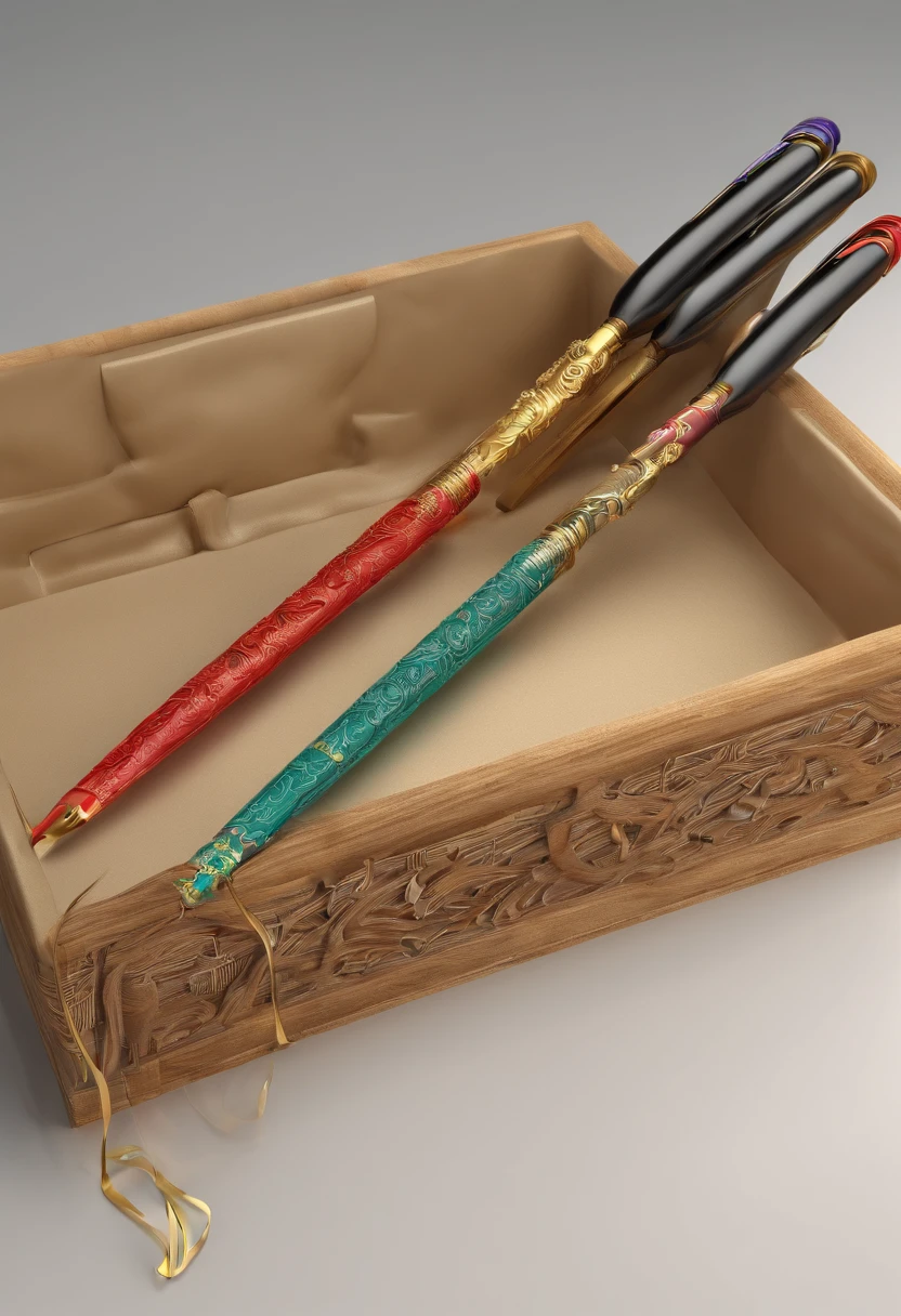 Please make a pen,The style of this made up of an ancient Chinese hairpin as the barrel,It is based on the ancient Chinese brush style as the nib
