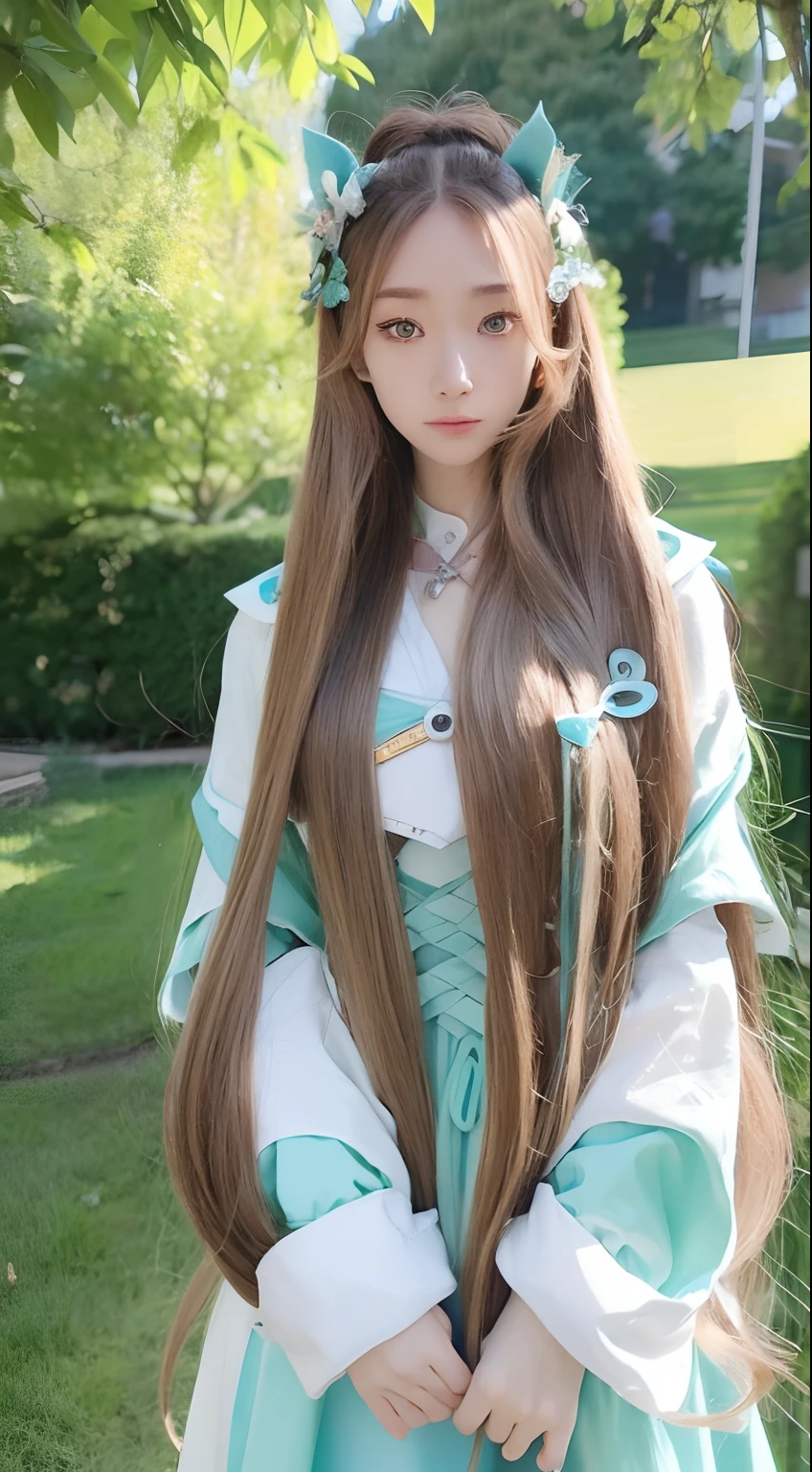 Absurd masterpiece HDR high quality picture Hatsune Miku, Detailed face, Detailed hair strands, Beautiful face, Simple installation, Very long hair, ((random hair style:1 )) , Anime eyes, light-skinned , 

Dressed in a queen's outfit , Detailed hair accessories  , Beautiful background, Masterpiece landscape