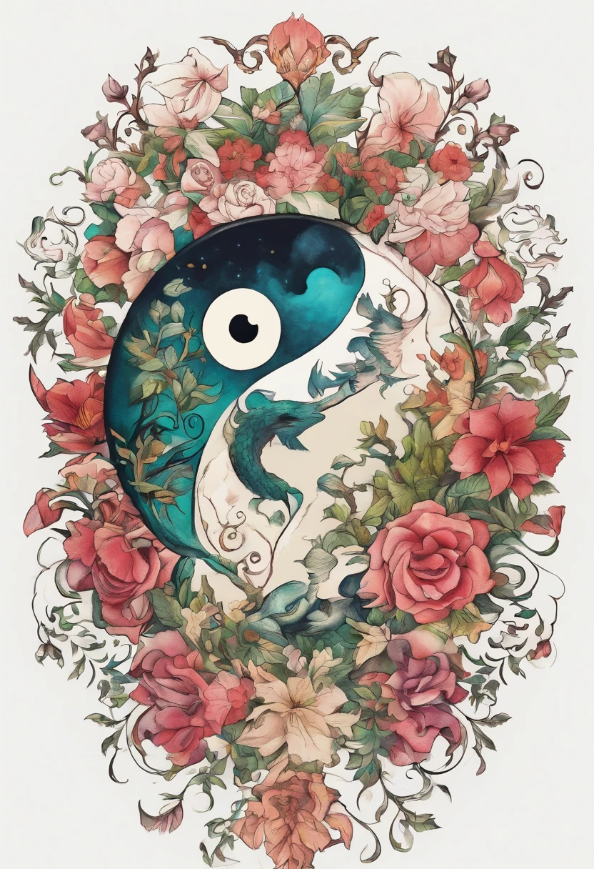 ying yang tattoo
