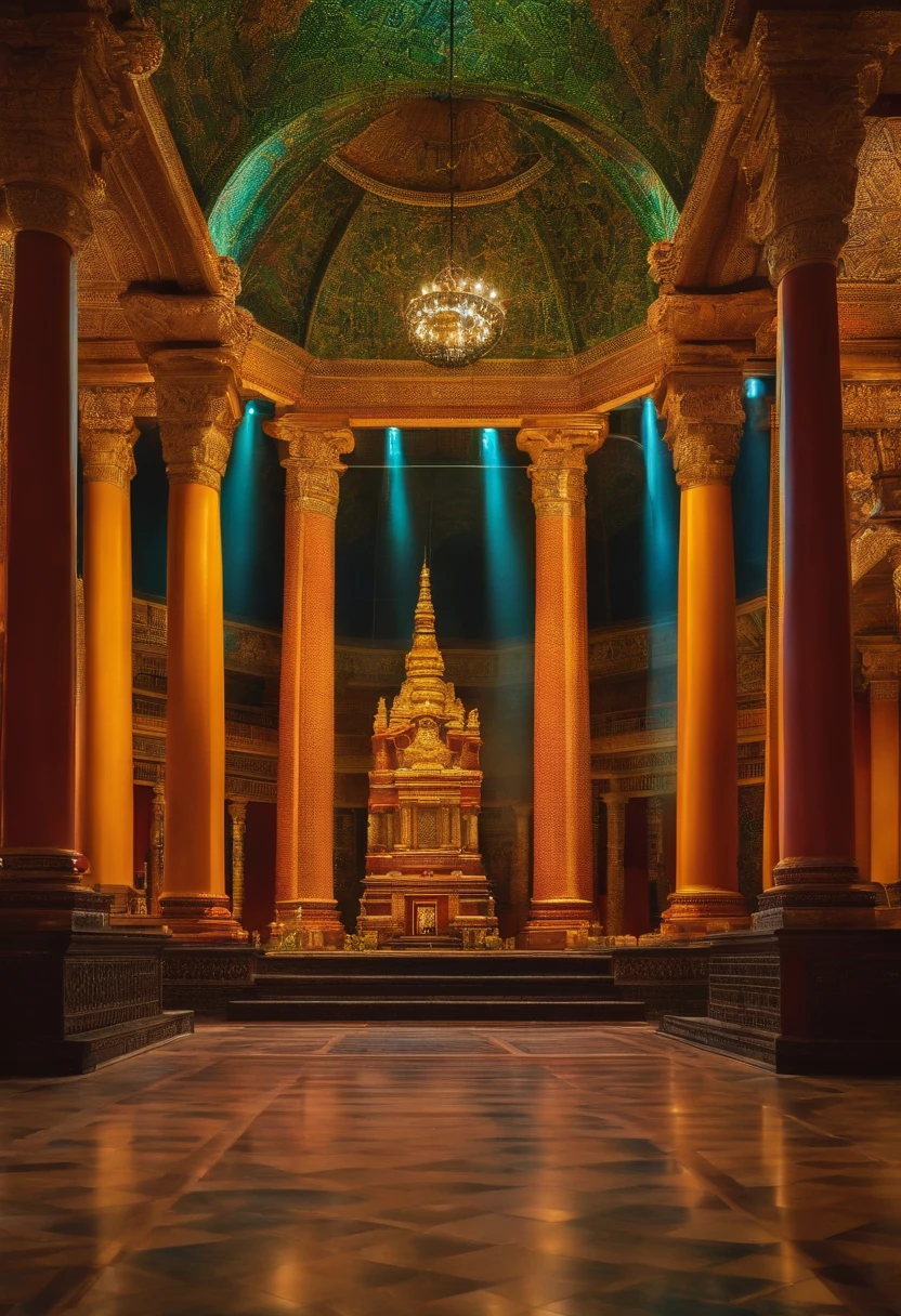 templo antigo  embaixo d'agua