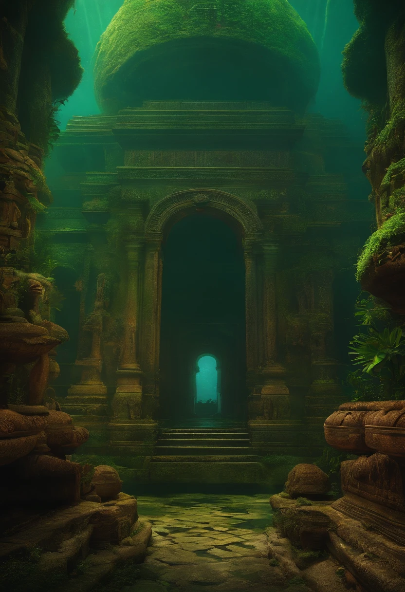 templo submarino, horror