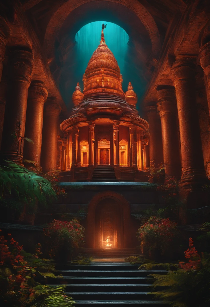 Templo submarino, horror
