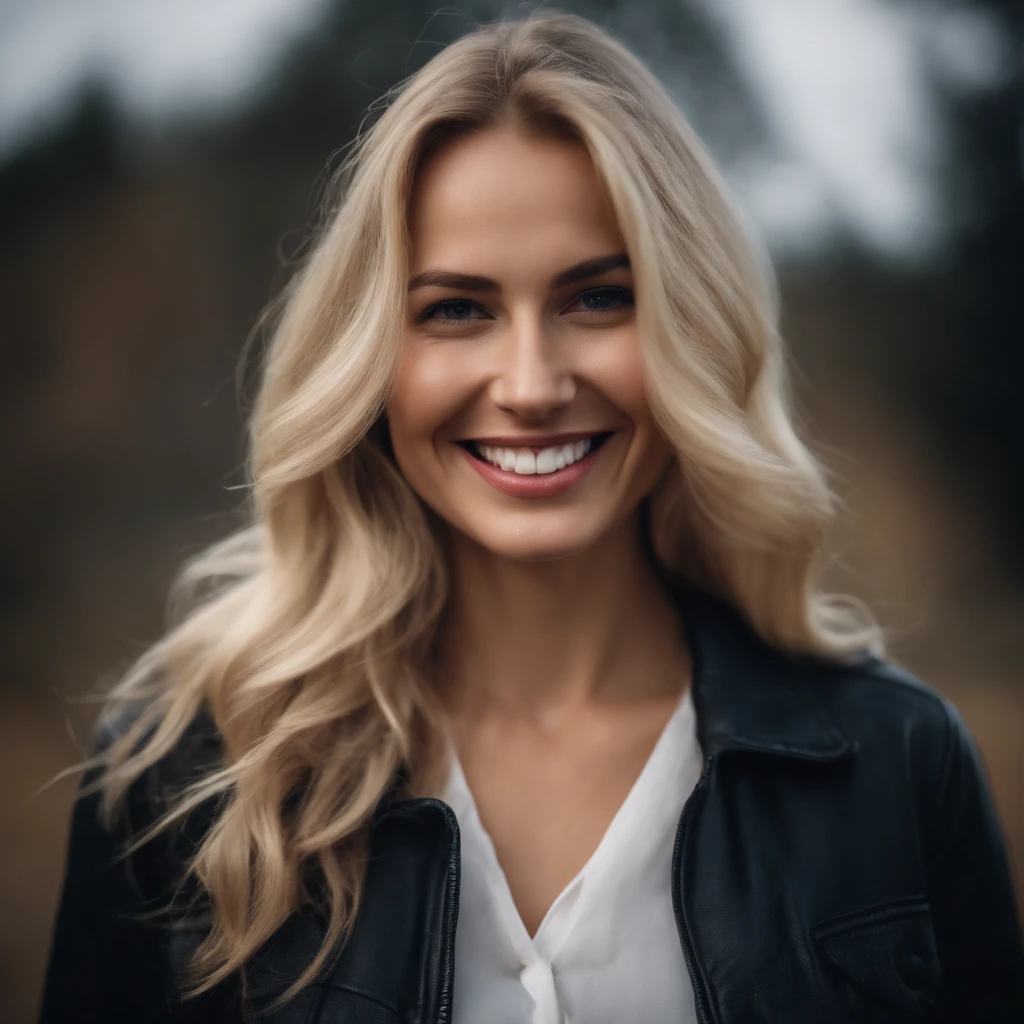 woman blond smile video