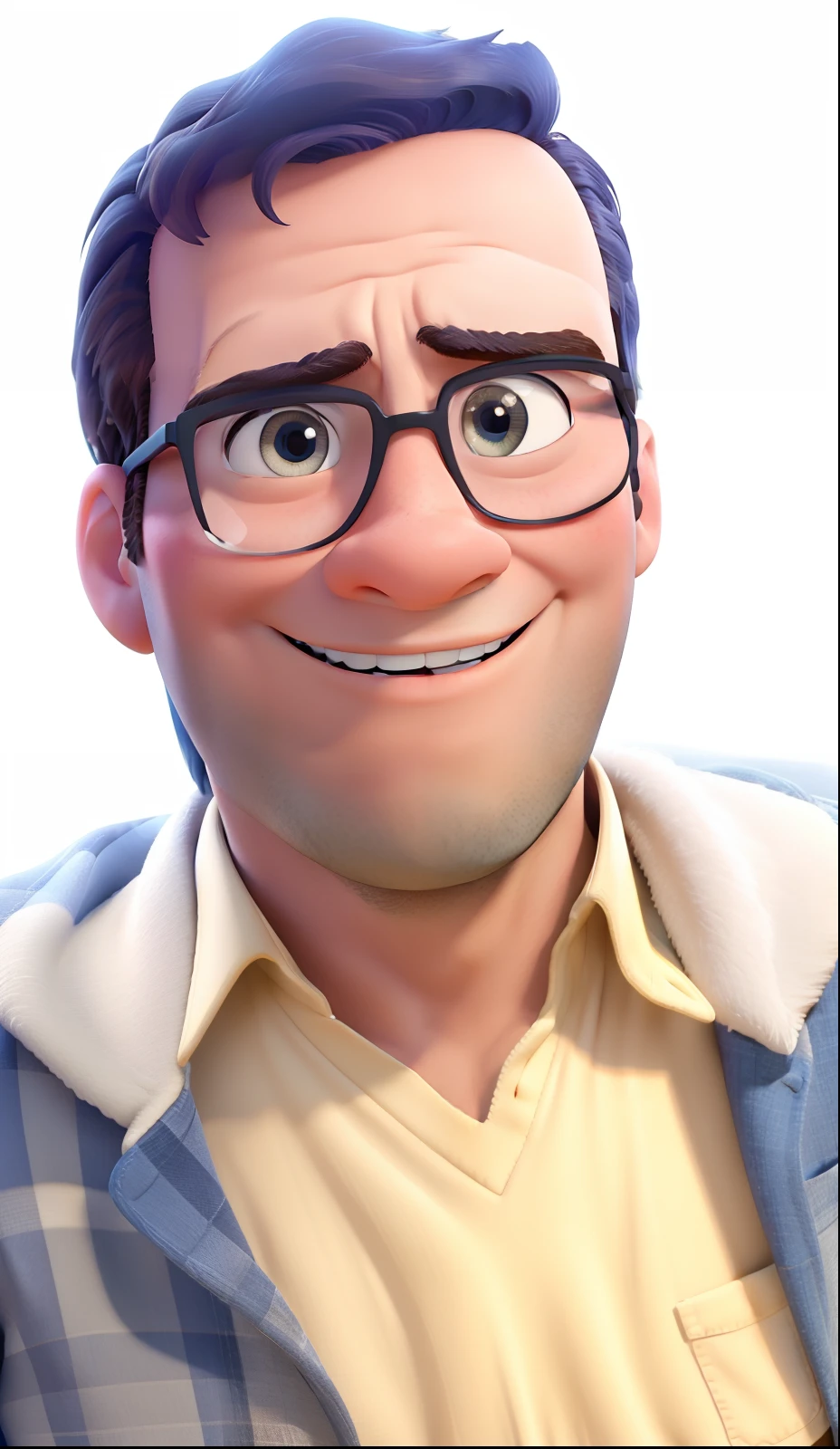 Homem estilo Disney Pixar, alta qualidade, melhor qualidade