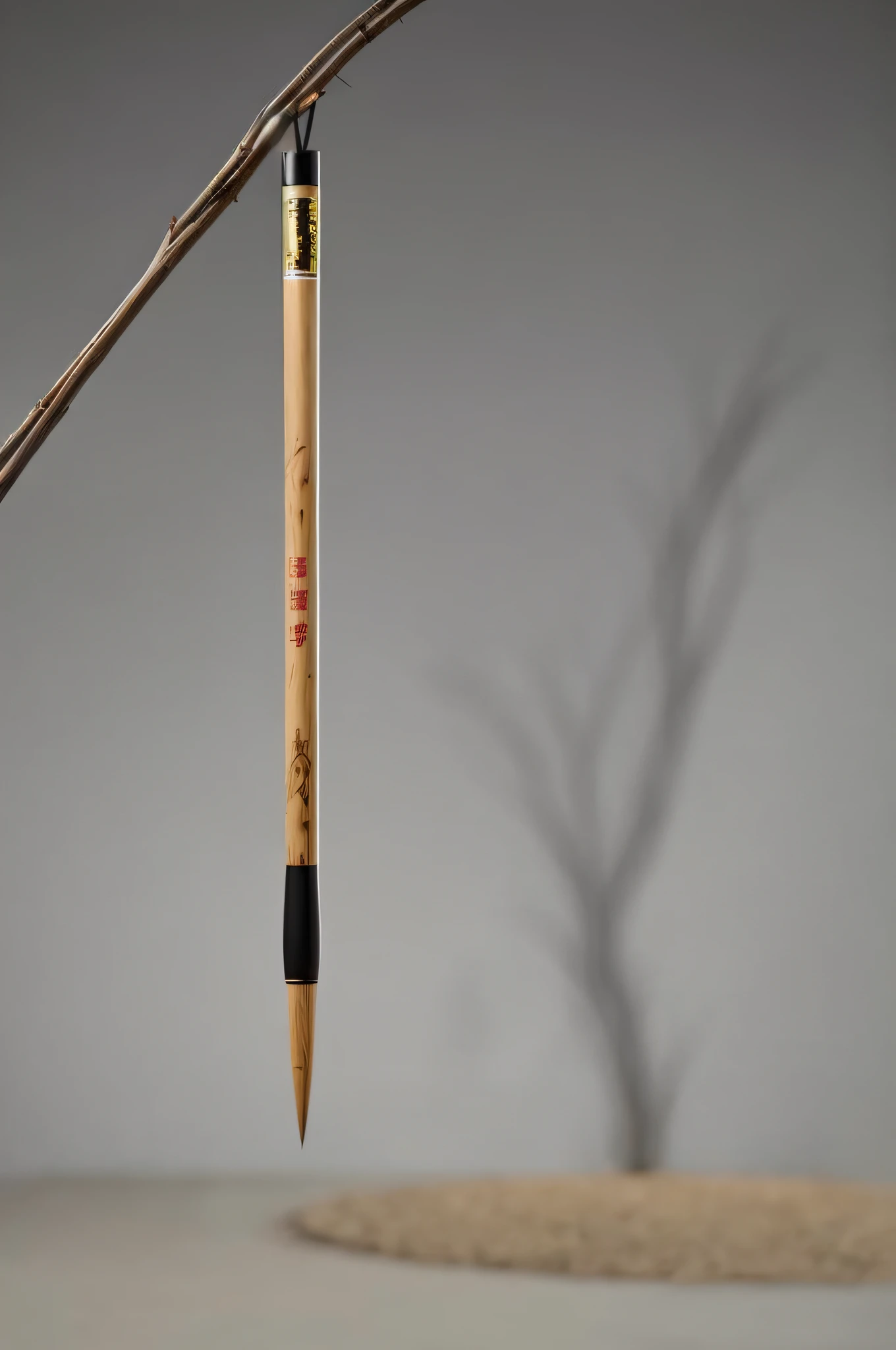 Replace the barrel with the shape of an ancient Chinese hosta,The rest remains unchanged