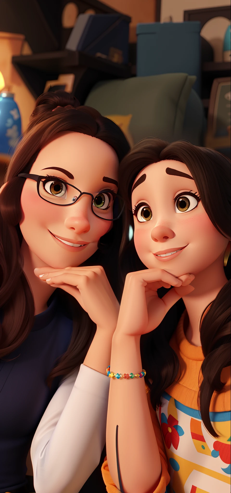 mulher estilo disney pixar, alta qualidade, melhor qualidade