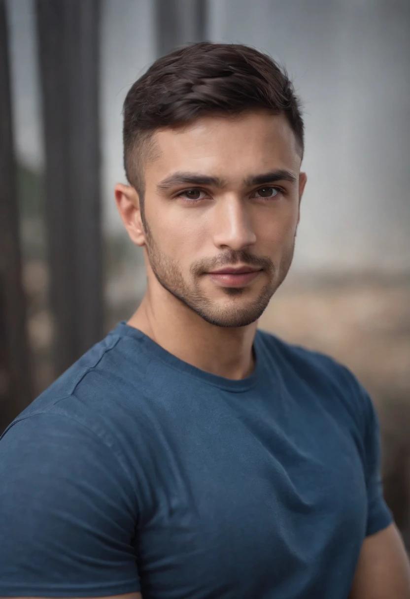 A man in a blue shirt sits in a car., Andres Rios, headshot profile picture, professional profile picture, Christian Orrillo, 2 , 2 8 years oldortrait, khyzyl saleem, 2 9 years old, Professio taken in the early 2020s, Very high quality images, profile portrait