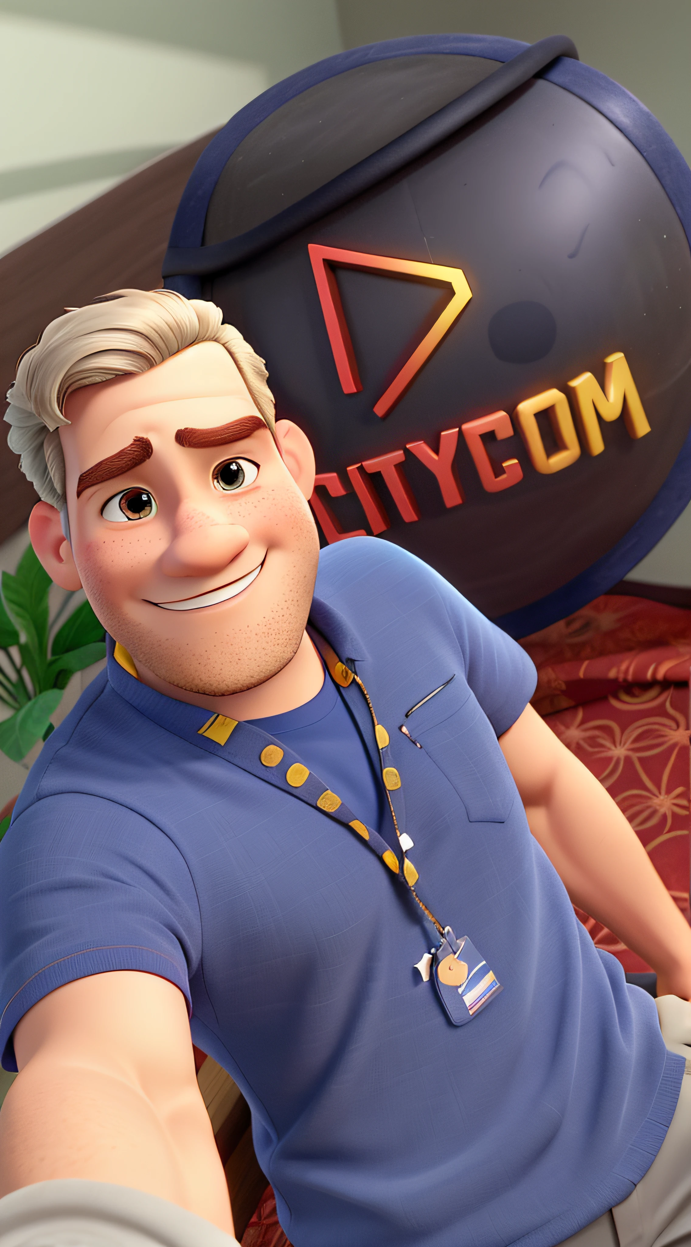 Um homem moreno estilo disney pixar, alta qualidade, melhor qualidade