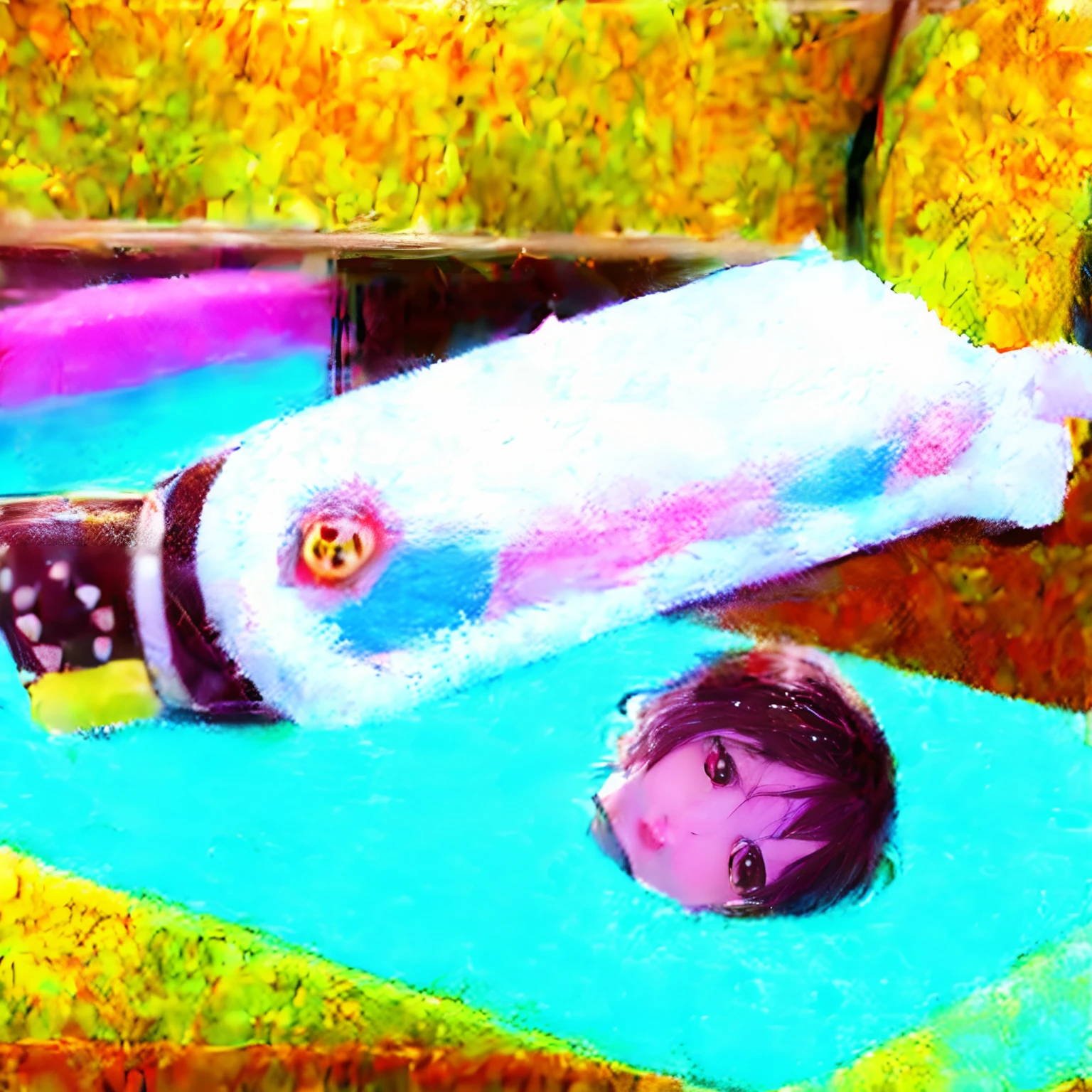 Spiderverse characters, young lady, slightly short brown hair, brown eyes, very light skin color, ice power, in New York, pale, 16 years old, Spiderverse comic, illustrations, ultra-detailed, realistic, high-quality, 4k resolution, vivid colors, vibrant lighting, bokeh