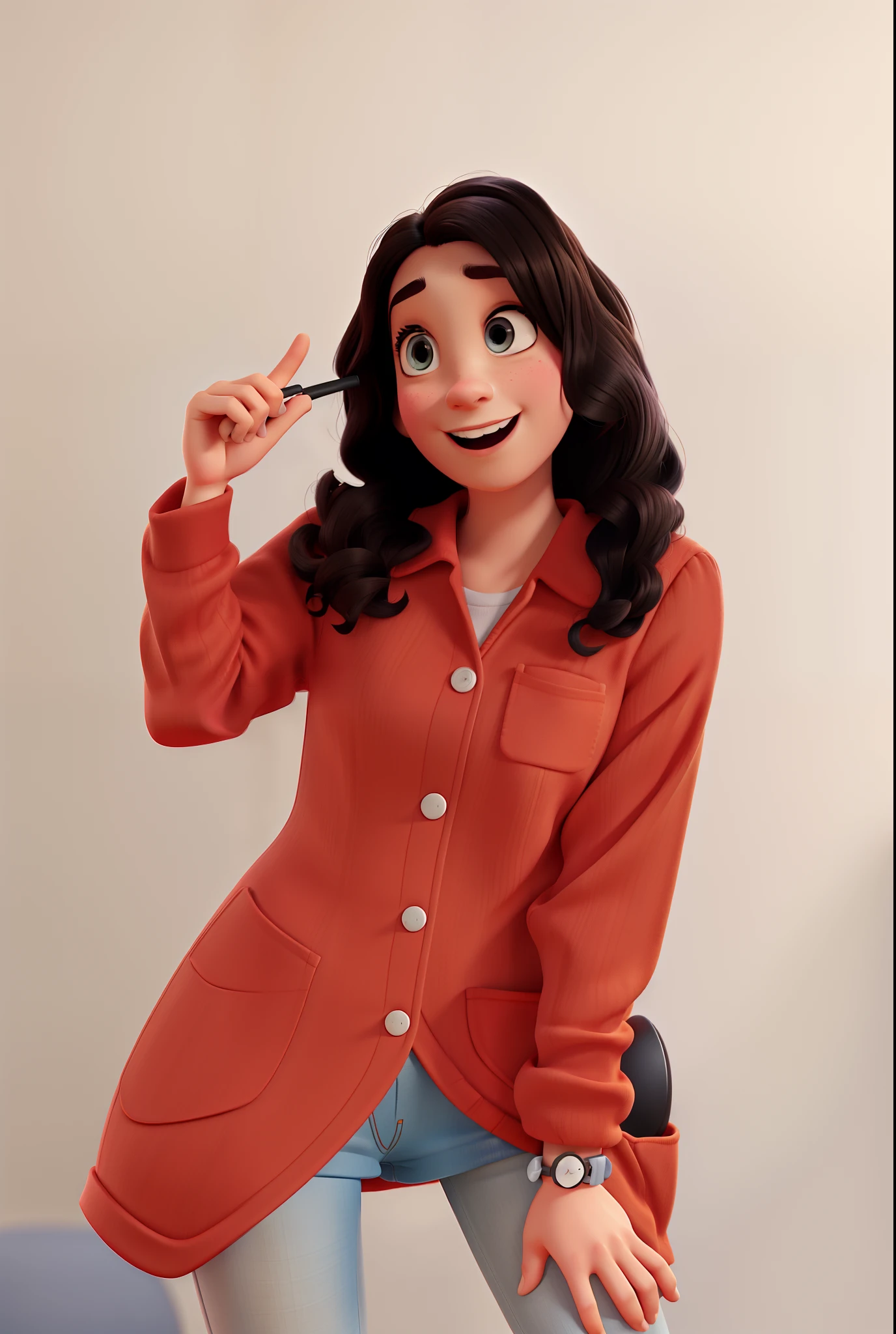 "Disney Pixar" style movie poster with the title "Biomedical Sabrina"
