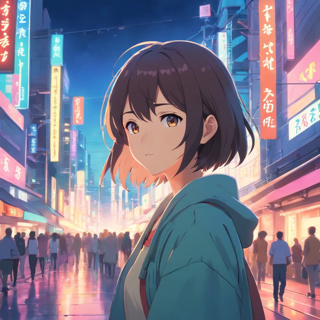 um gato pelo curto brasileiro de corpo inteiro, estilo anime, estilo cyberpunk, no fundo uma cidade futurista estilo oriental, Cores vermelho e preta, brilho sonhador, glowing neon lights, alto detalhe, best quality, Hyper Hi-Vision, Cinematic lighting