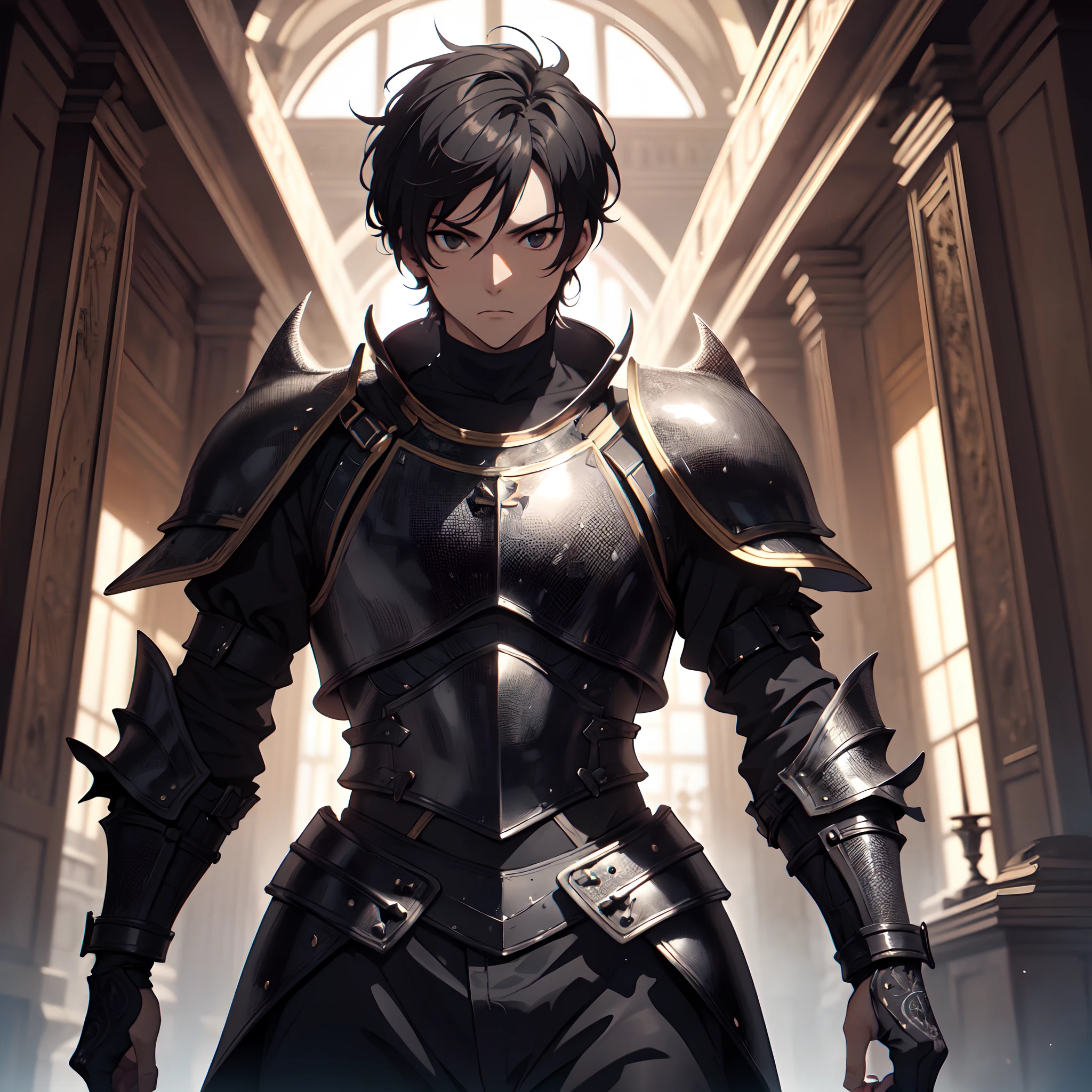 128K Ultra High Definition,
128K Ultra High Quality,
128K Ultra High Resolution,
Best Definition,
Best Quality,
Best Resolution,
Perfectly Detailed,
Perfectly Designed,
Extremely Detailed,
Extremely Designed,
Hyper Detailed,
Hyper Definition,
Hyper Quality,
Hyper Resolution,
Masterpiece,
(((Anime))),
Body Shot,
(((Boy))),
Handsome,
Muscular Body,
(((Black Short Hair))),
(((Black Eyes))),
(((Hyper Detailed & Perfectly Designed With Ultra High Quality Black Obsidian Warlord Armor))),
(((Inside Of Medieval Royal Palace Background Scenery))),
