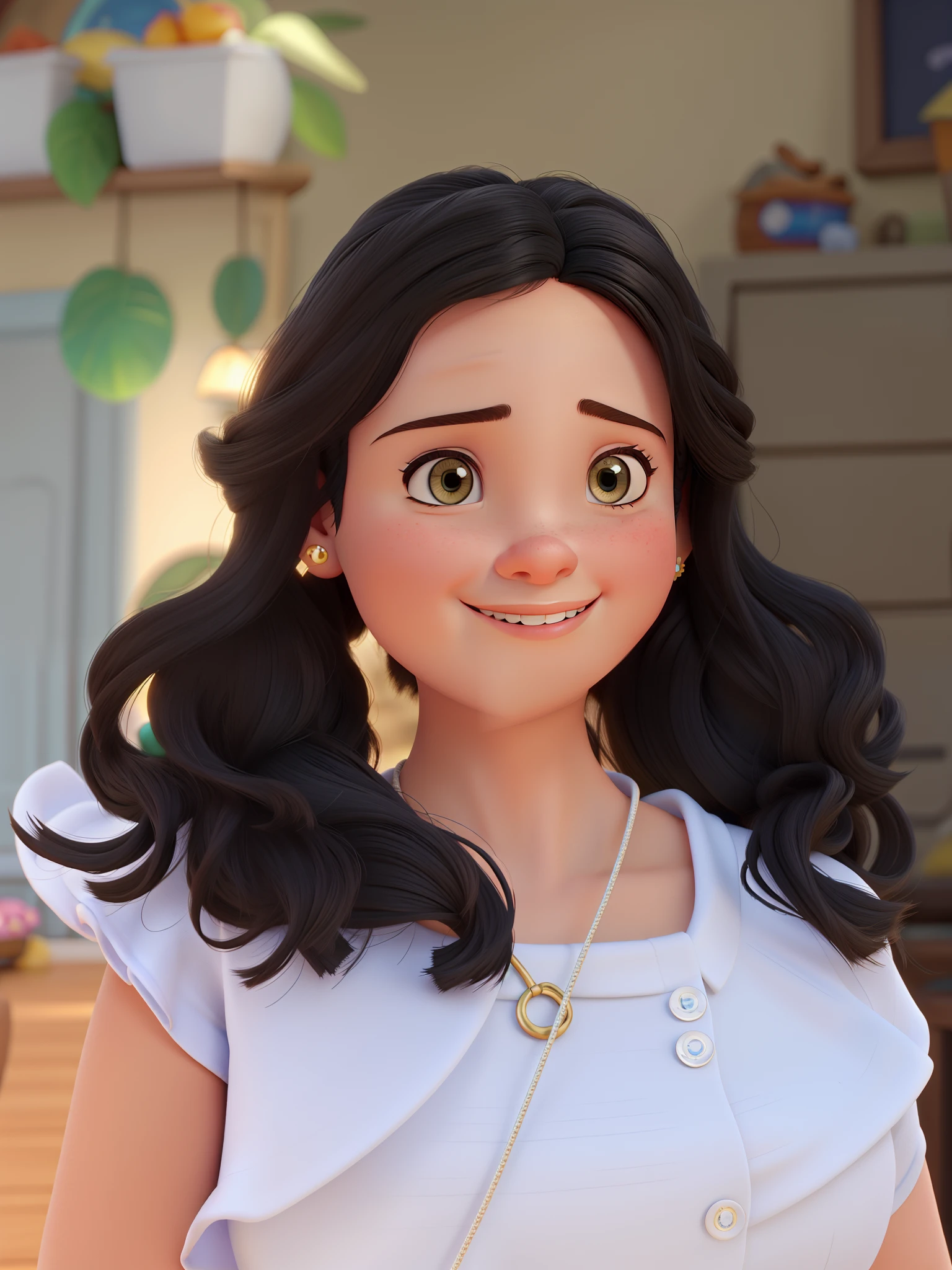 Uma linda estilo disney pixar, alta qualidade, melhor qualidade