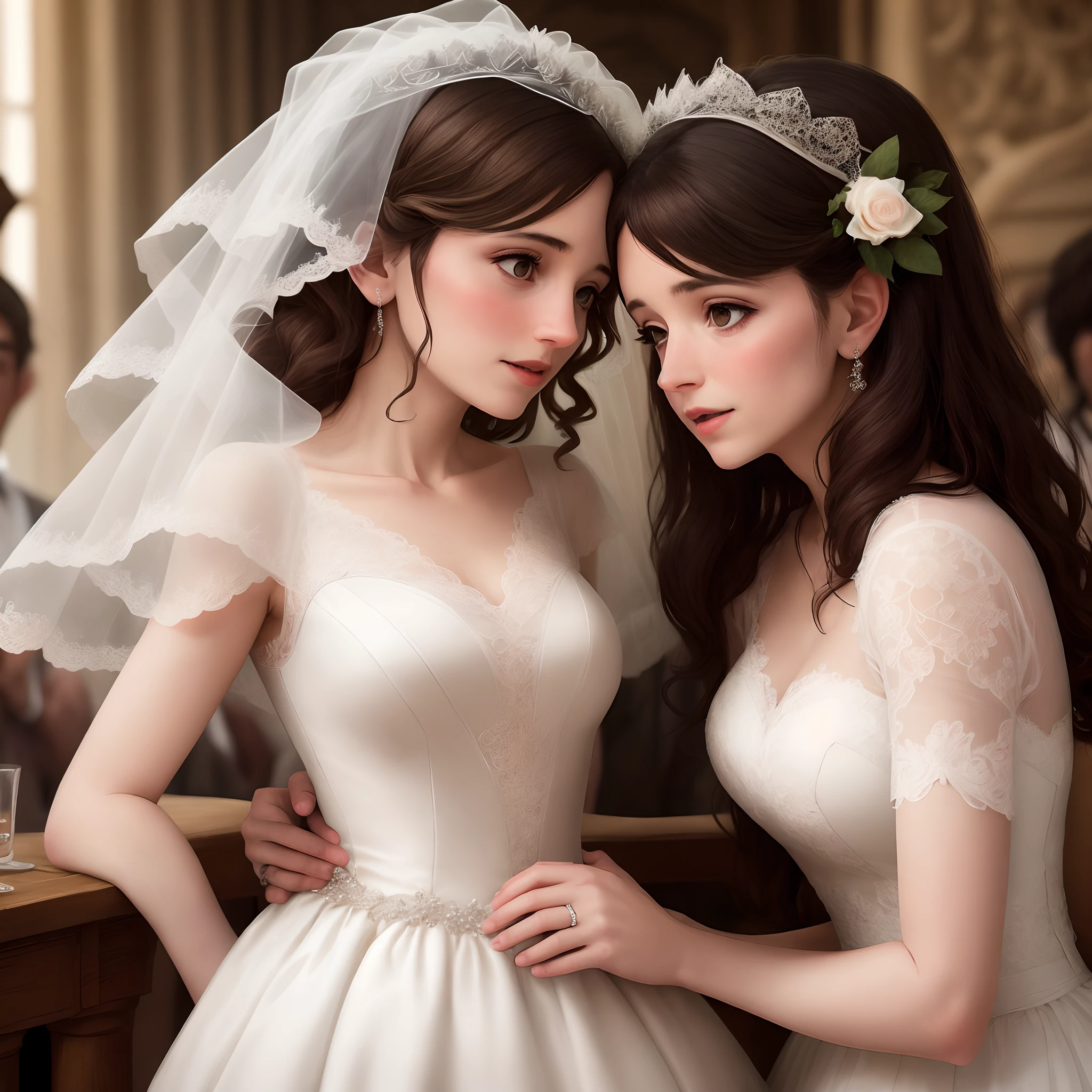 A girl marries Elisa de almeida