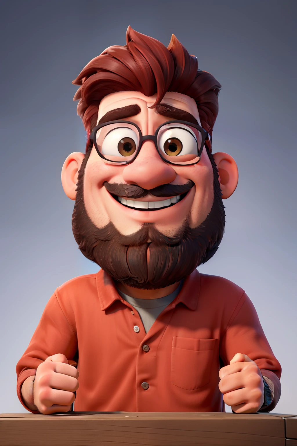 Homem moreno claro de barba rala, ao lado de um Honda civic preto, sorrindo