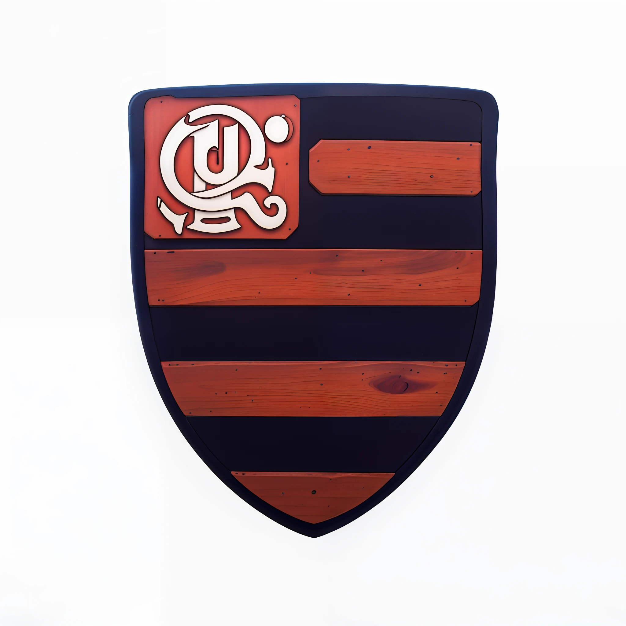 Um escudo estilo Disney pixar, melhor qualidade, escudo do Flamengo, tema anime, mascote urubu, cor vermelha e preta