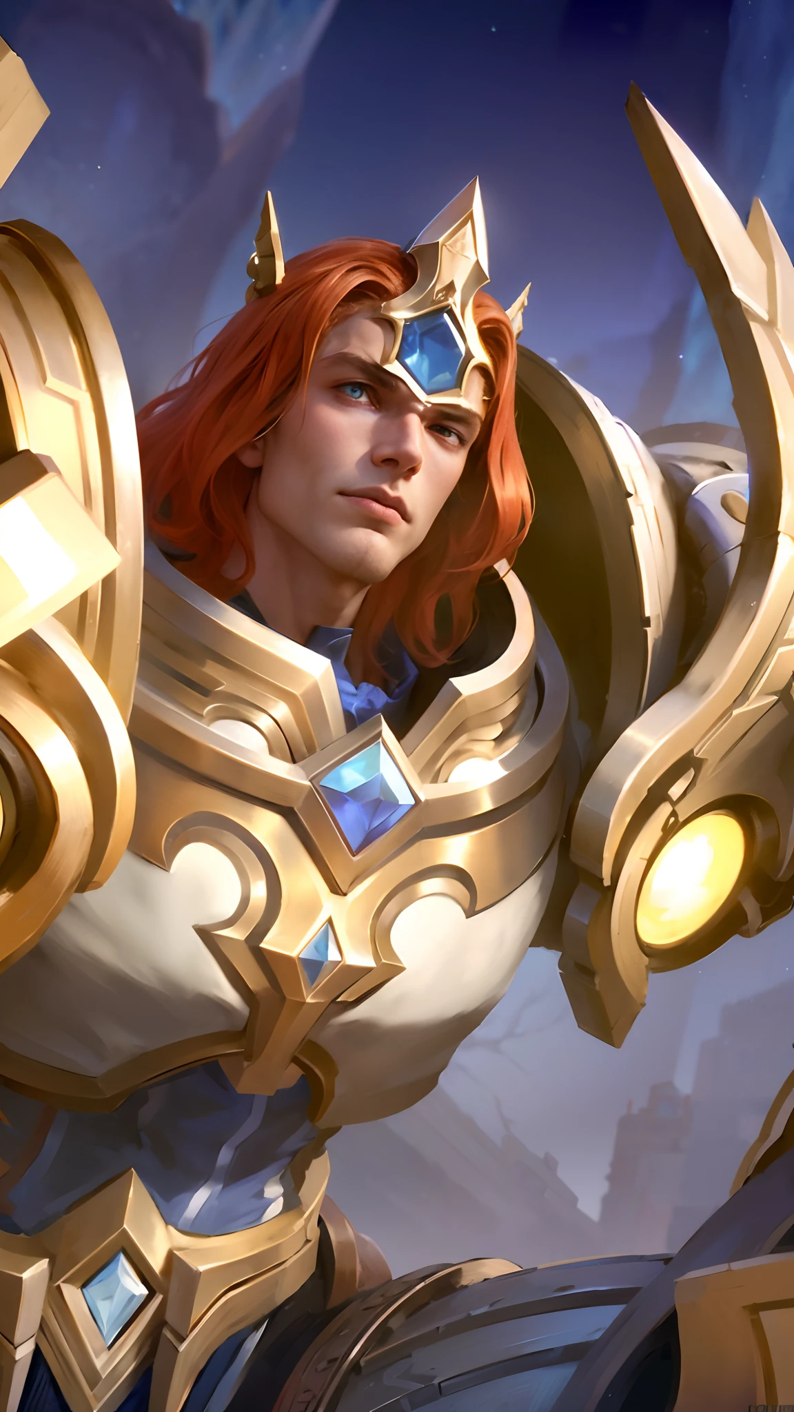 (Intricate Details, Masterpiece, Best Quality, High Resolution, 8k), (1man), (male:1.2), mature, dandy face, finely detailed eyes and face, toned body, masculine appeal, commanding presence, hot stud, bulging biceps and triceps, well-developed quadriceps and hamstrings, light skin, burgundy straight layered bangs hair, aquamarine eyes,  ornate details,  portrait, solo, half shot, looking down, detailed background, detailed face, (cogpunkai, cogpunk theme:1.1),  tech-mage,   [magic|technology], melding of spellcraft and advanced technology,  intricate [spellcasting clothes|mechanical gear], gear shaped glyphs,  ancient crystals,  [gears|ancient spell],  floating particles,  [innovative|enchanting] aura, high tech vehicle in background,   , finely detailed background, Depth of Field, VFX