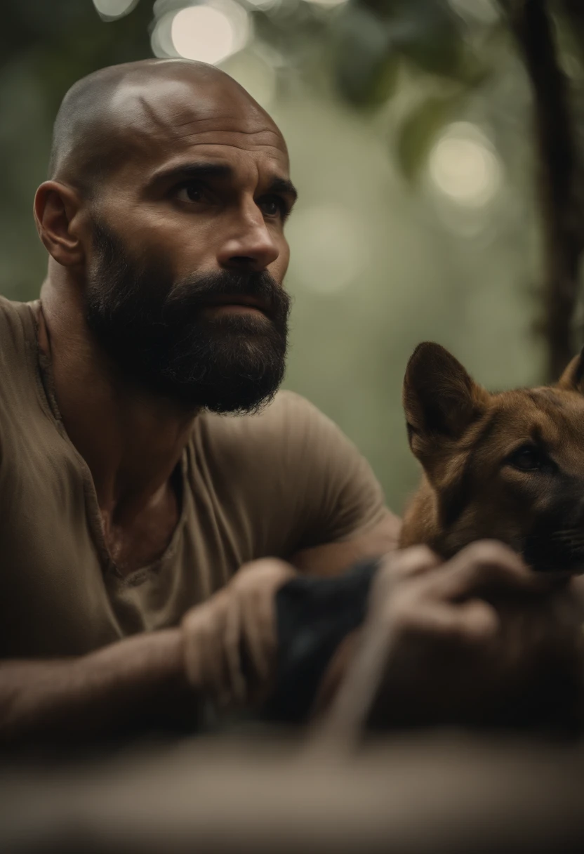 Ed Stafford, realismo, 8k, etalhado, floresta, animais selvagens, cinema