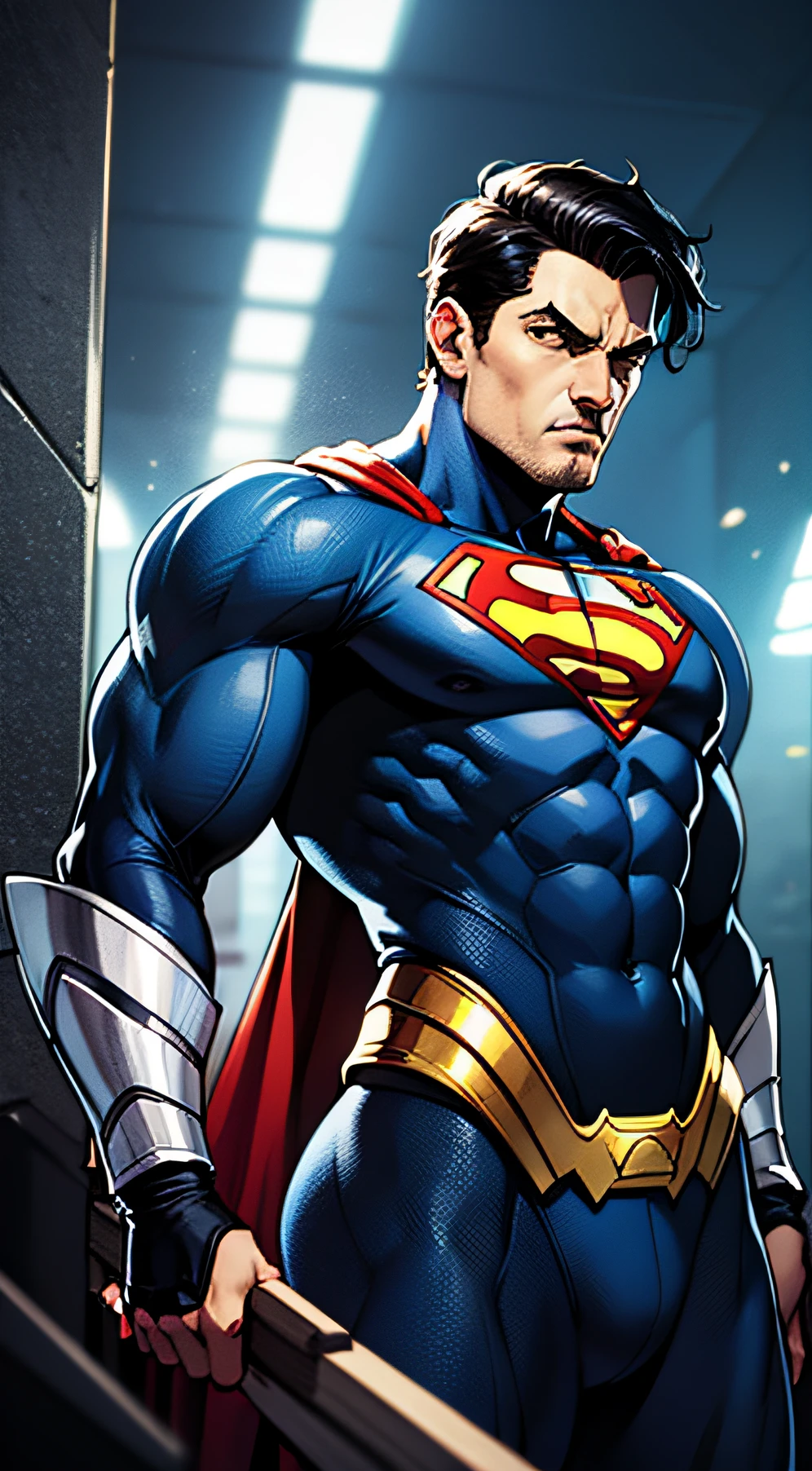 superman as a medieval fantasy knight --auto --s2